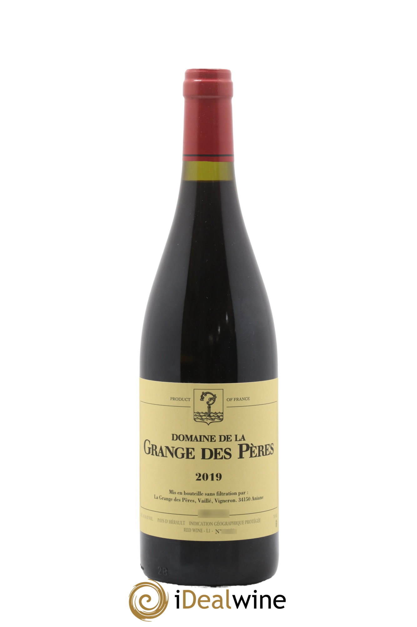 Pays d'Hérault Grange des Pères Laurent Vaillé 2019 - Lot de 1 bouteille - 0
