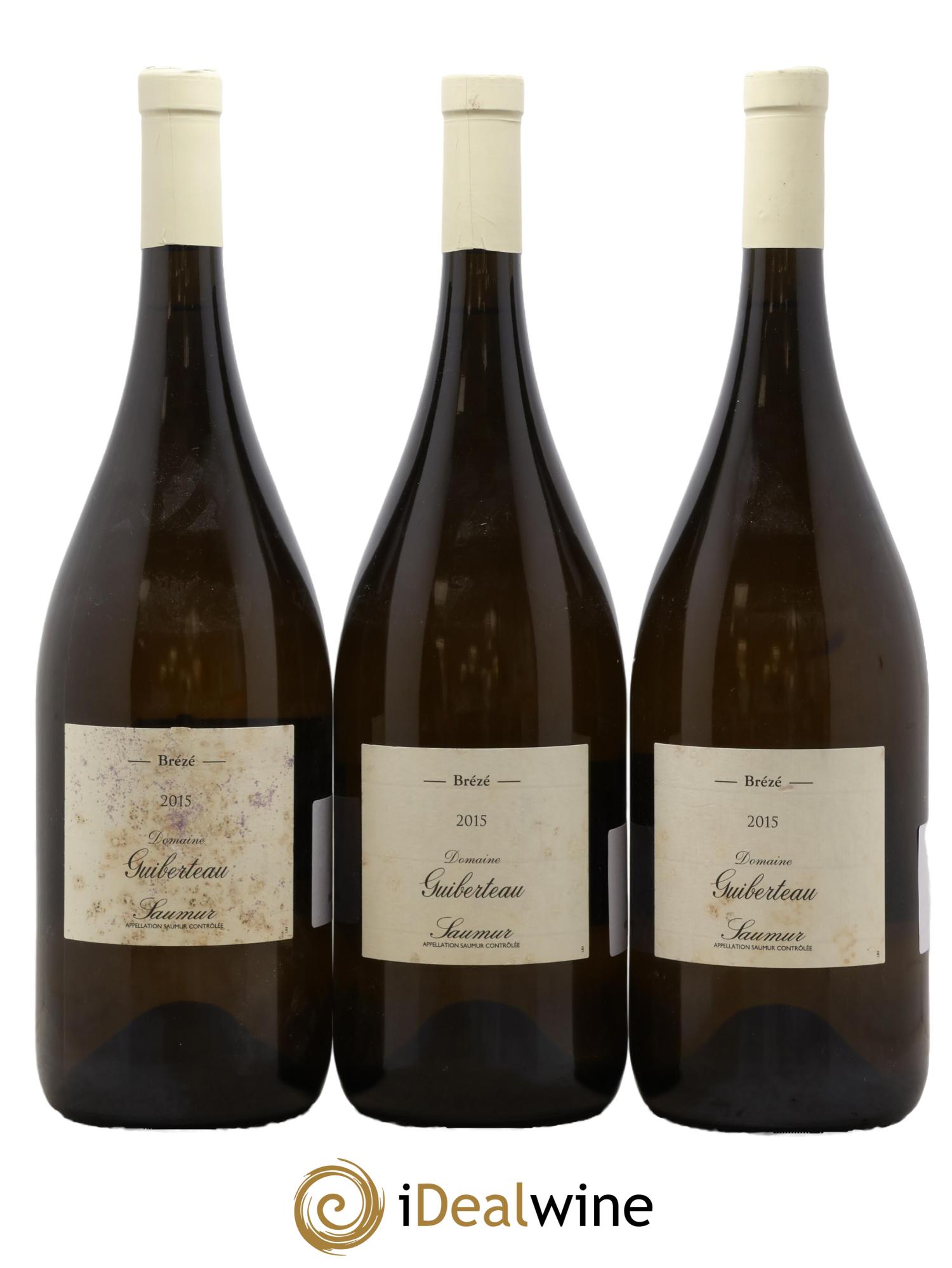 Saumur Brézé Domaine Guiberteau 2015 - Lot de 3 magnums - 0