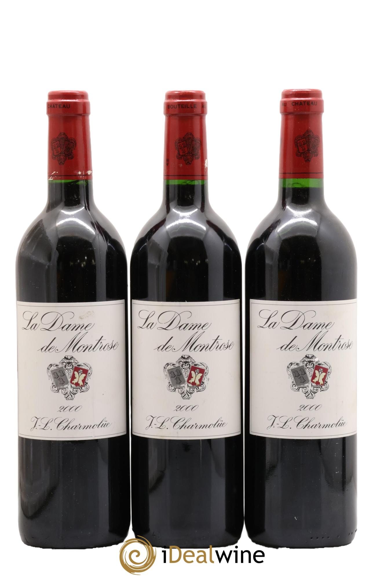 La Dame de Montrose Second Vin 2000 - Lot de 3 bouteilles - 0