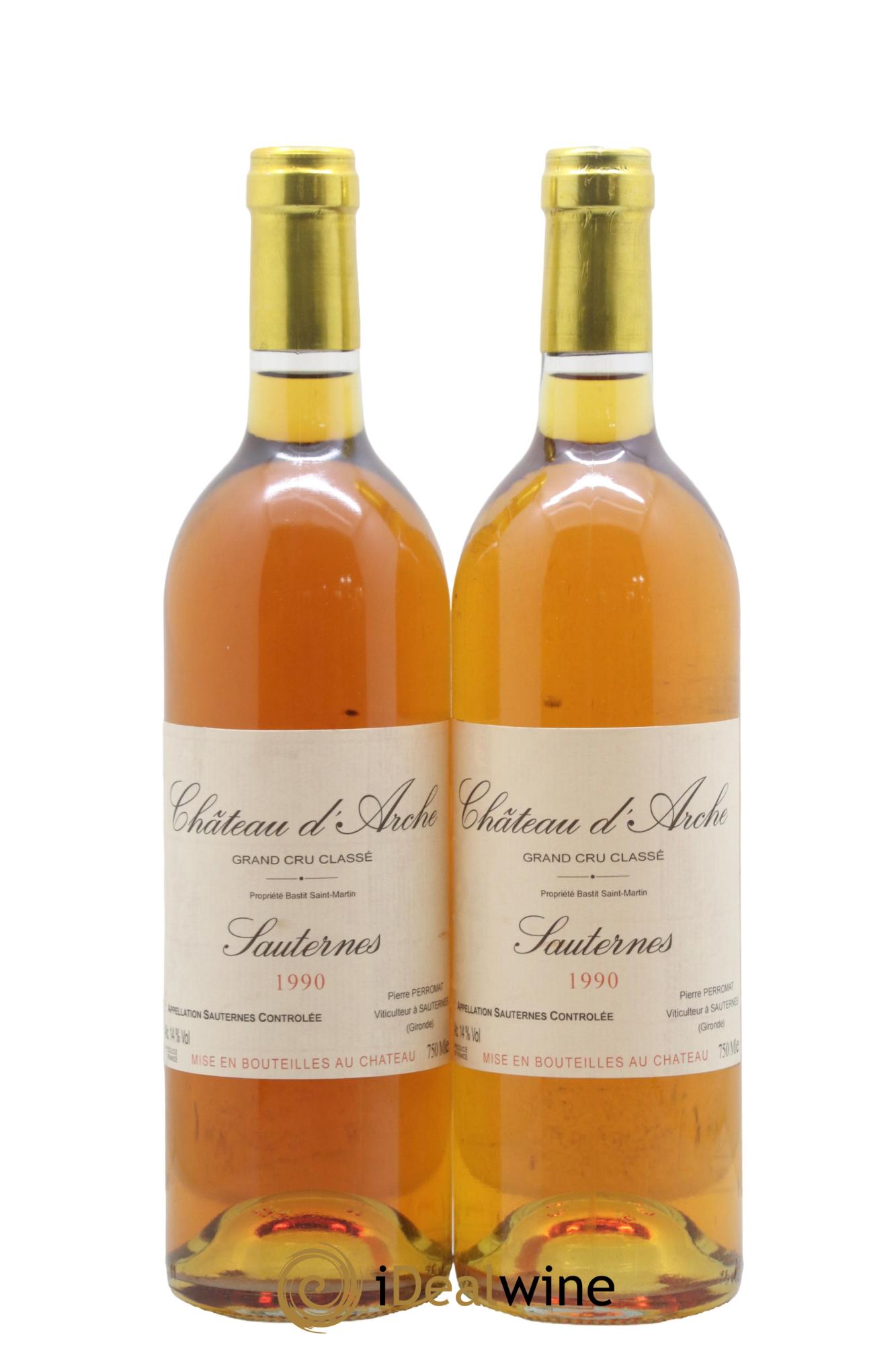 Château d' Arche 2ème Grand Cru Classé 1990 - Posten von 2 Flaschen - 0