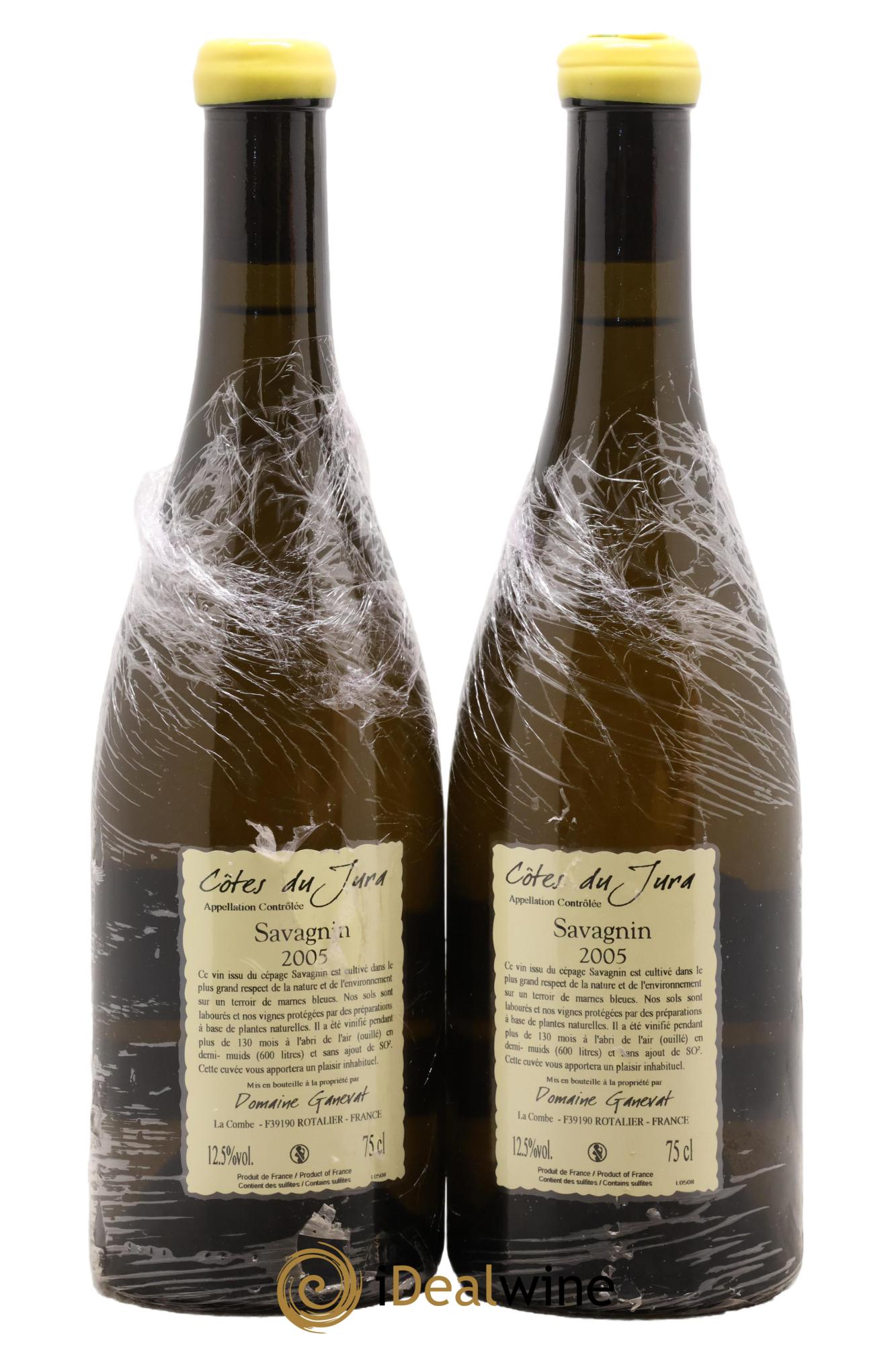 Côtes du Jura Les Vignes de mon Père Jean-François Ganevat (Domaine) 2005 - Lot de 2 bouteilles - 1