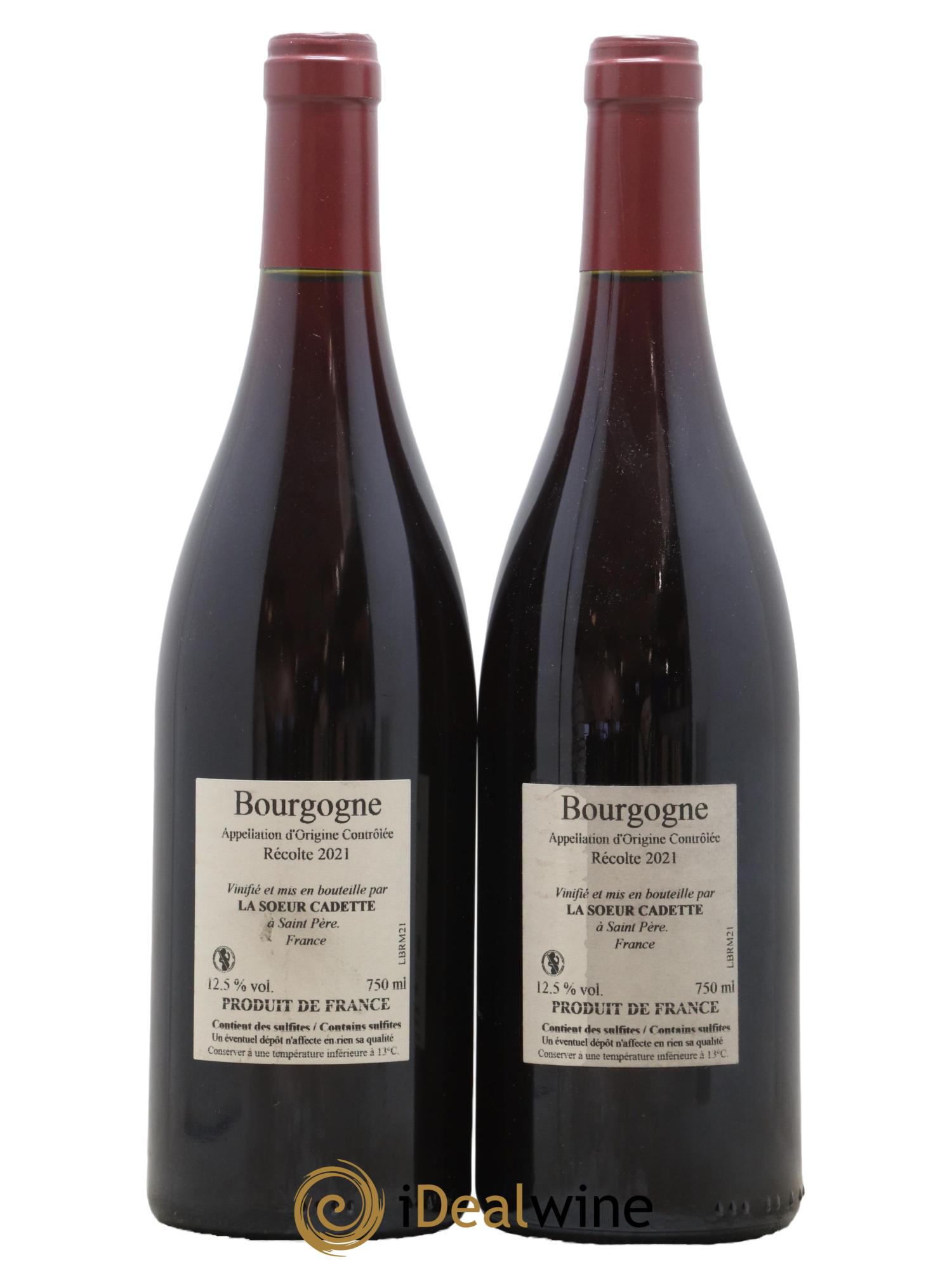 Bourgogne La Soeur Cadette  2021 - Posten von 2 Flaschen - 1