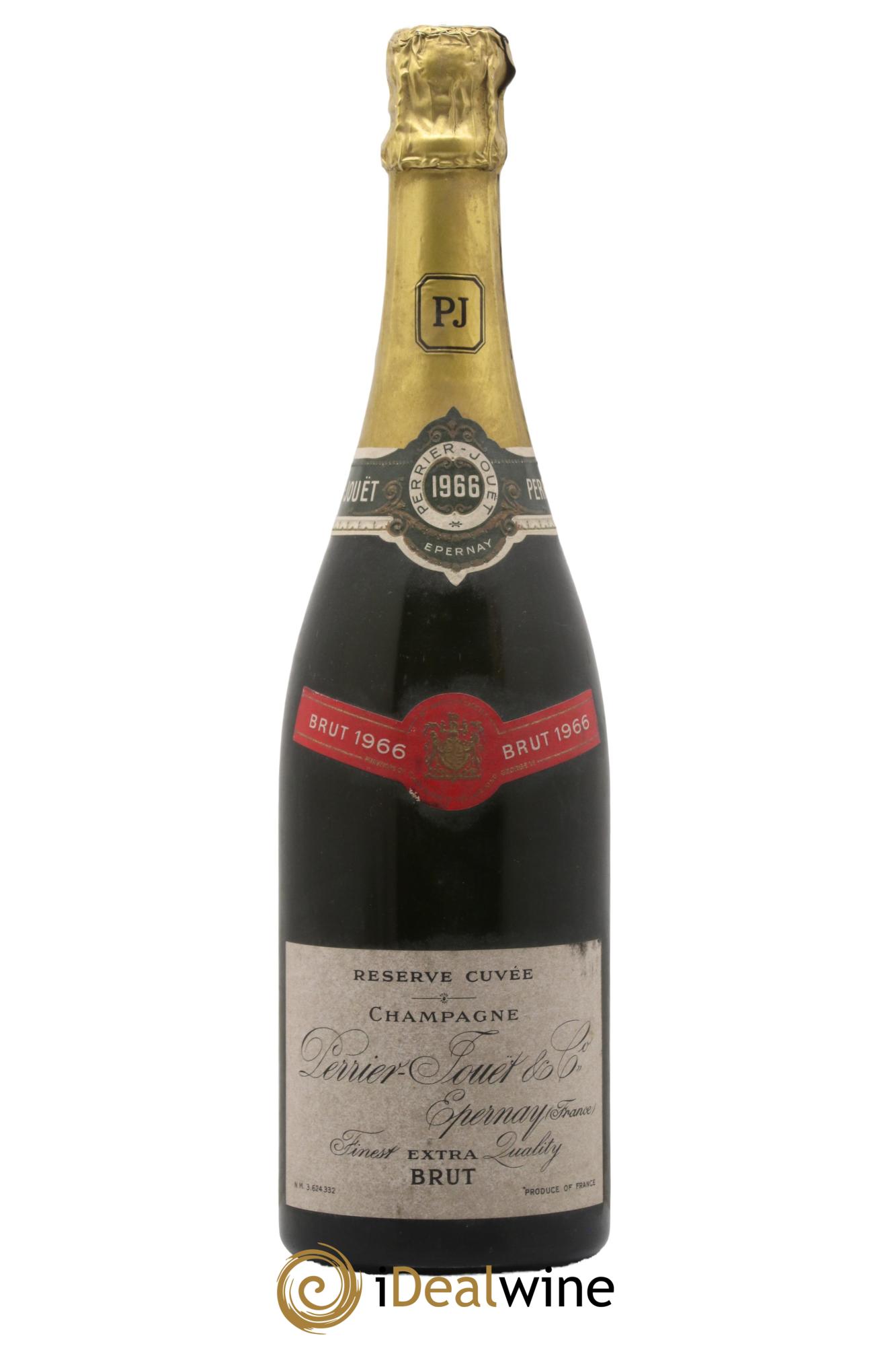 Champagne Brut Reserve Cuvée Perrier Jouet & Co. 1966 - Lot de 1 bouteille - 0