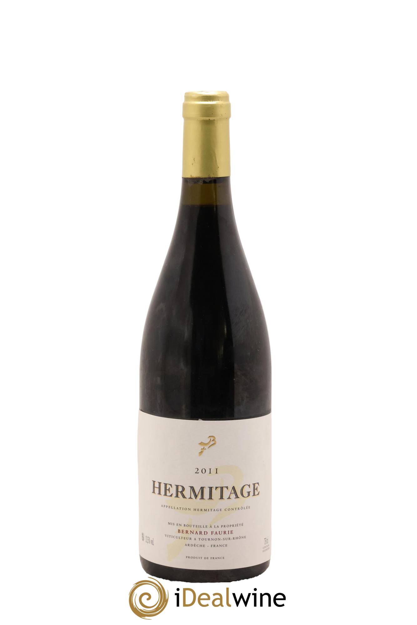Hermitage Bessards Méal (capsule dorée) Bernard Faurie 2011 - Lot de 1 bouteille - 0