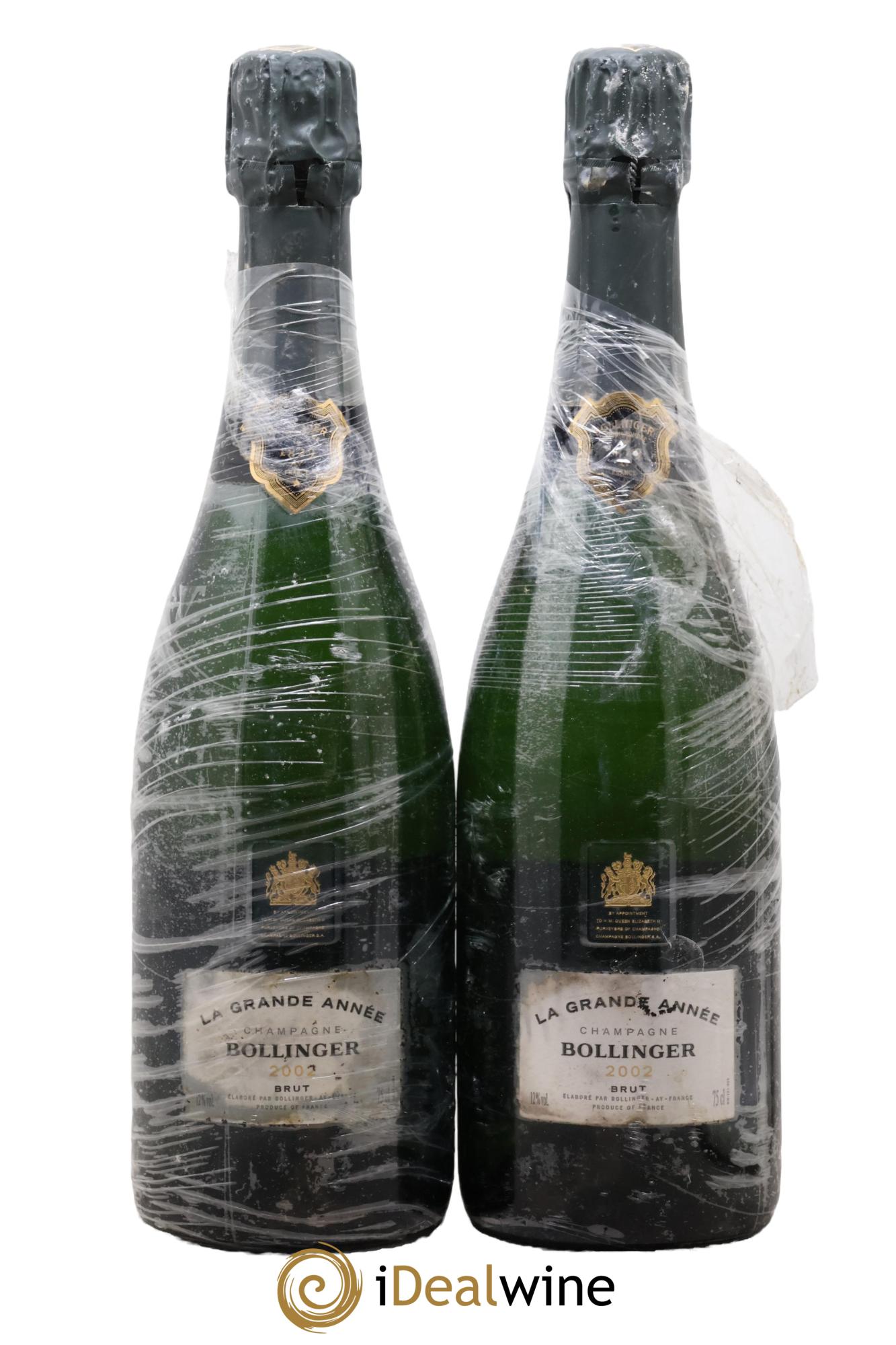 La Grande Année Brut Bollinger 2002 - Lot of 2 bottles - 0