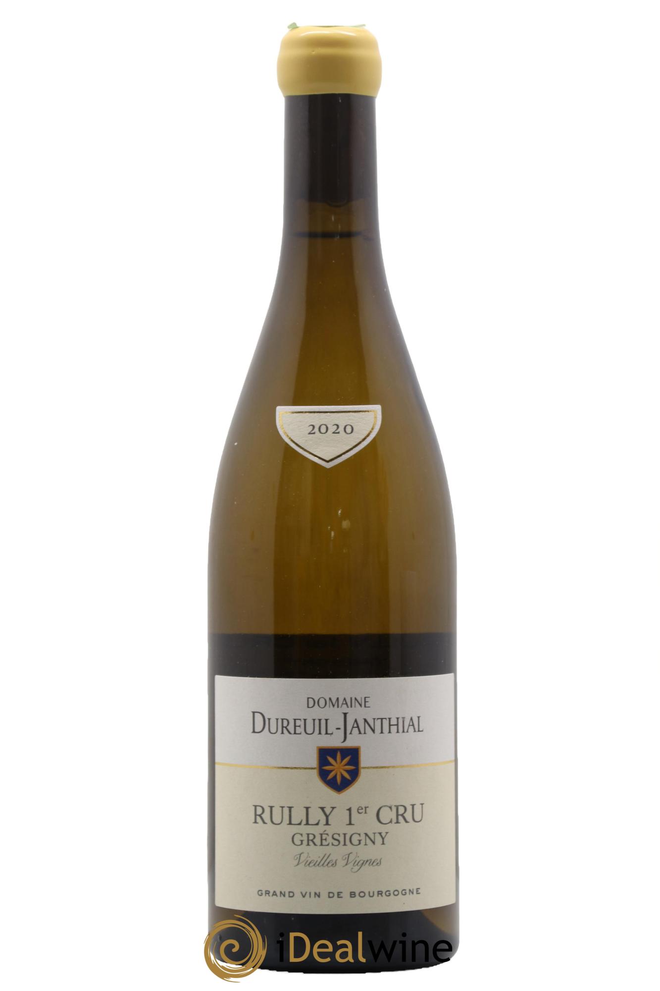 Rully 1er Cru Grésigny Vieilles Vignes Vincent Dureuil-Janthial 2020 - Posten von 1 Flasche - 0