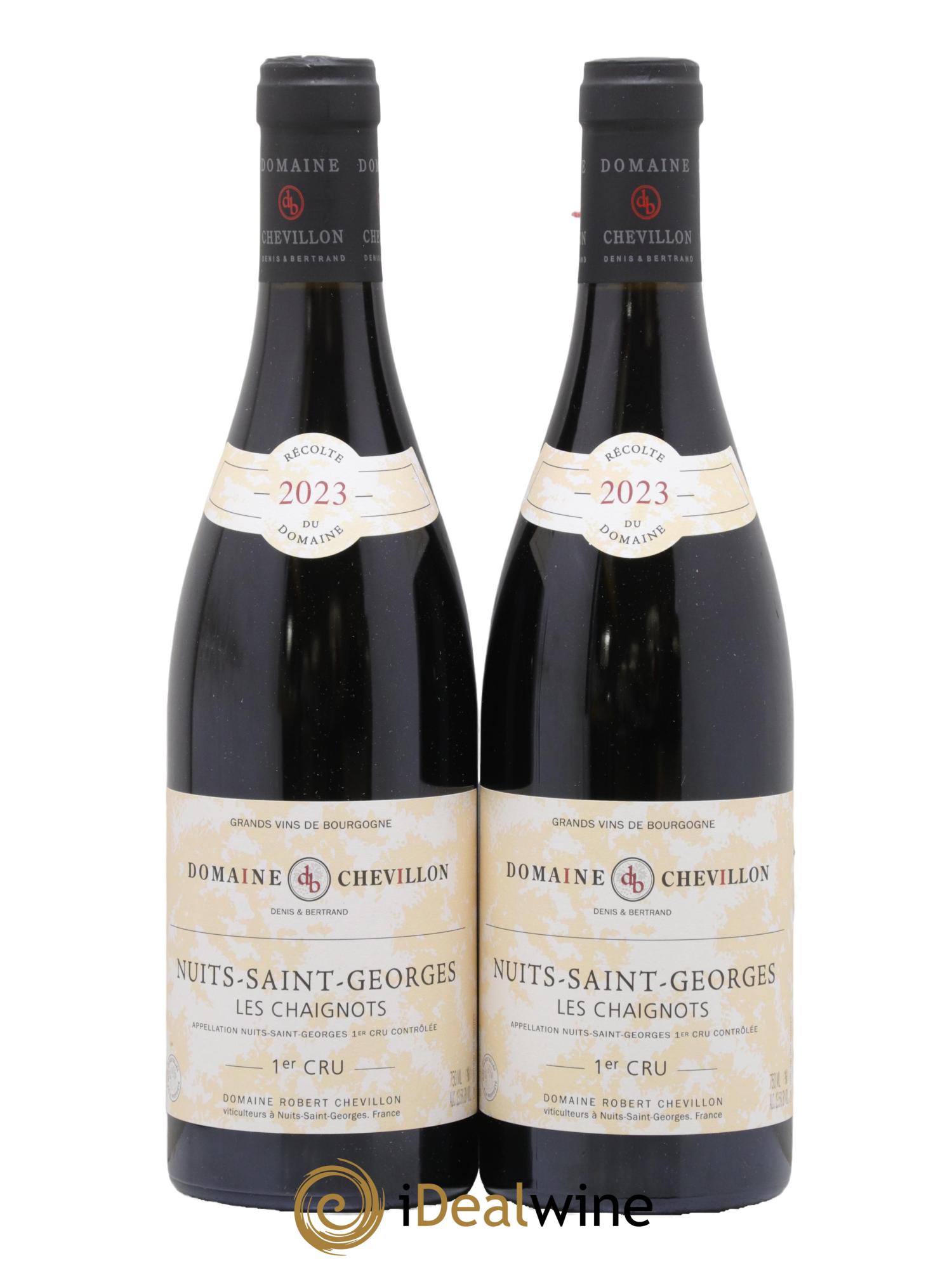 Nuits-Saint-Georges 1er Cru Les Chaignots Robert Chevillon 2023 - Lot de 2 bouteilles - 0