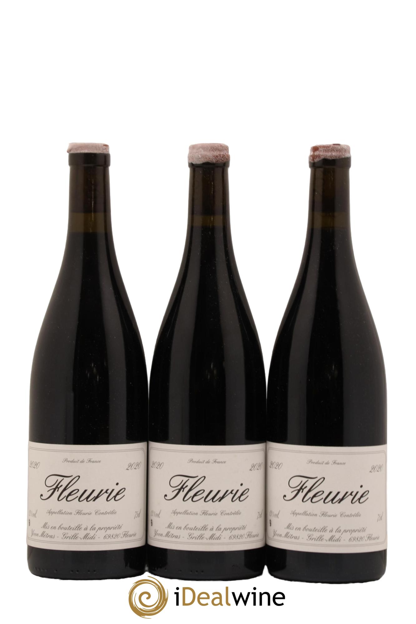 Fleurie Yvon Métras 2020 - Lot de 3 bouteilles - 0