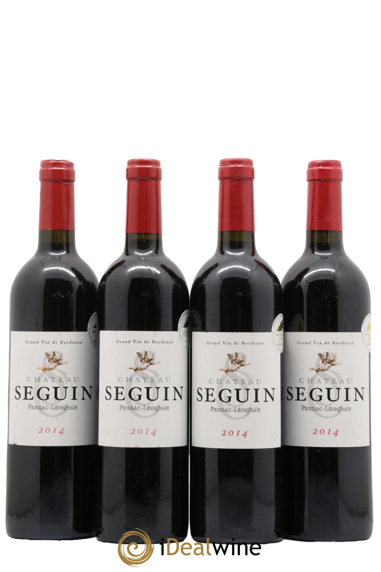 Pessac-Léognan Château Seguin 2014 - Lot de 4 bouteilles - 0