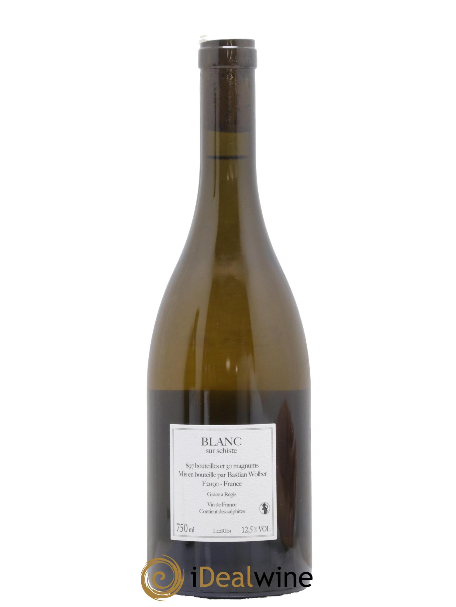 Vin de France Laisse Tomber Chardonnay Bastian Wolber  2022 - Lot of 1 bottle - 1