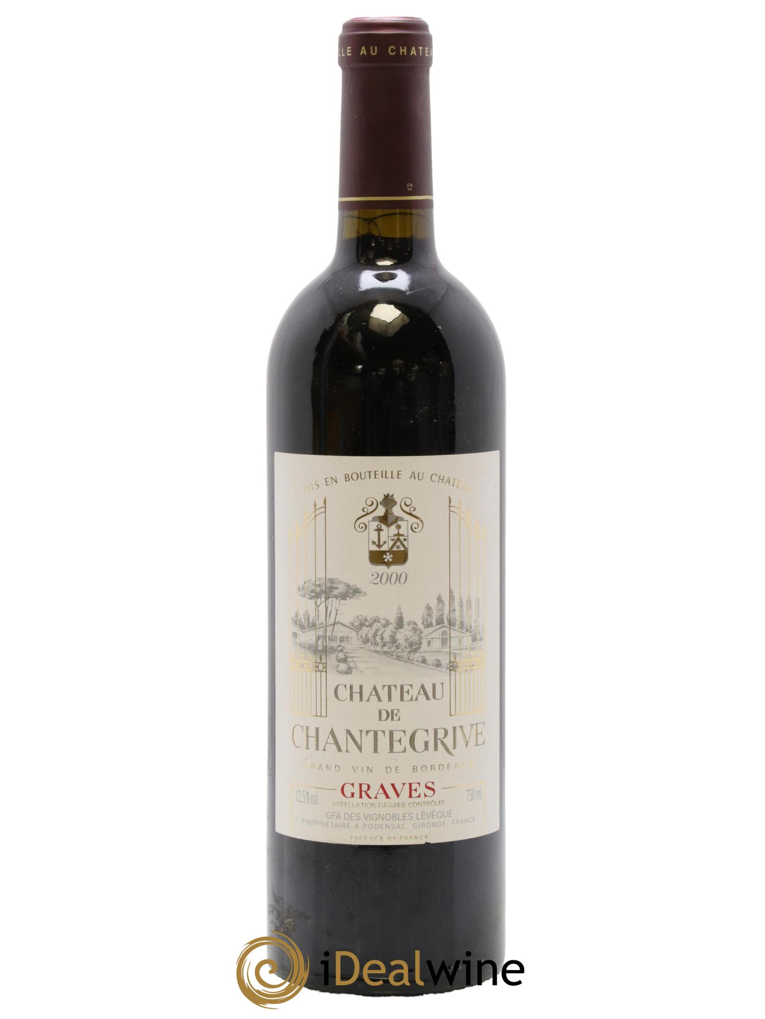 Château de Chantegrive 2000 - Posten von 1 Flasche - 0