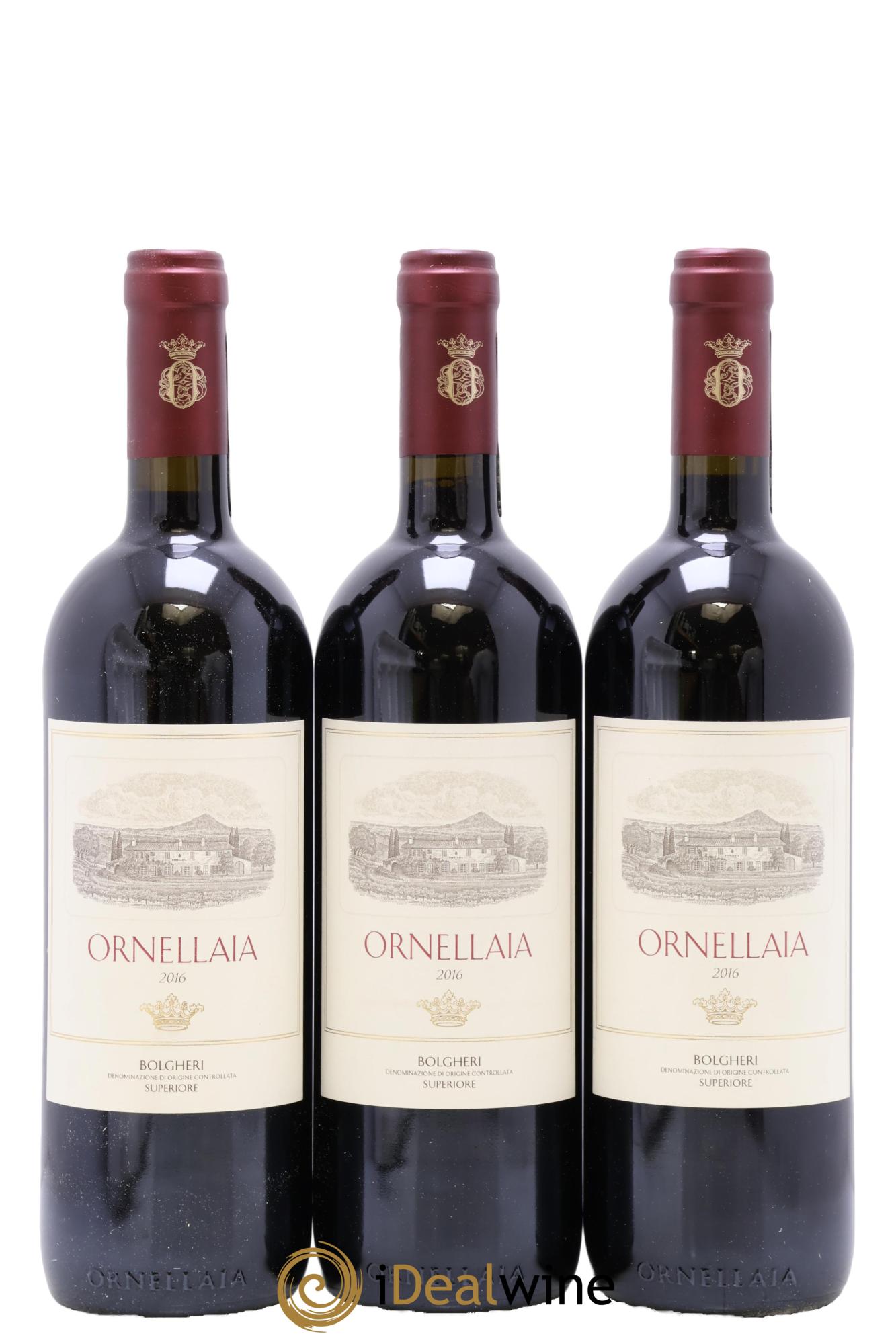 Bolgheri DOC Superiore La Tensione Ornellaia 2016 - Lot de 3 bouteilles - 0