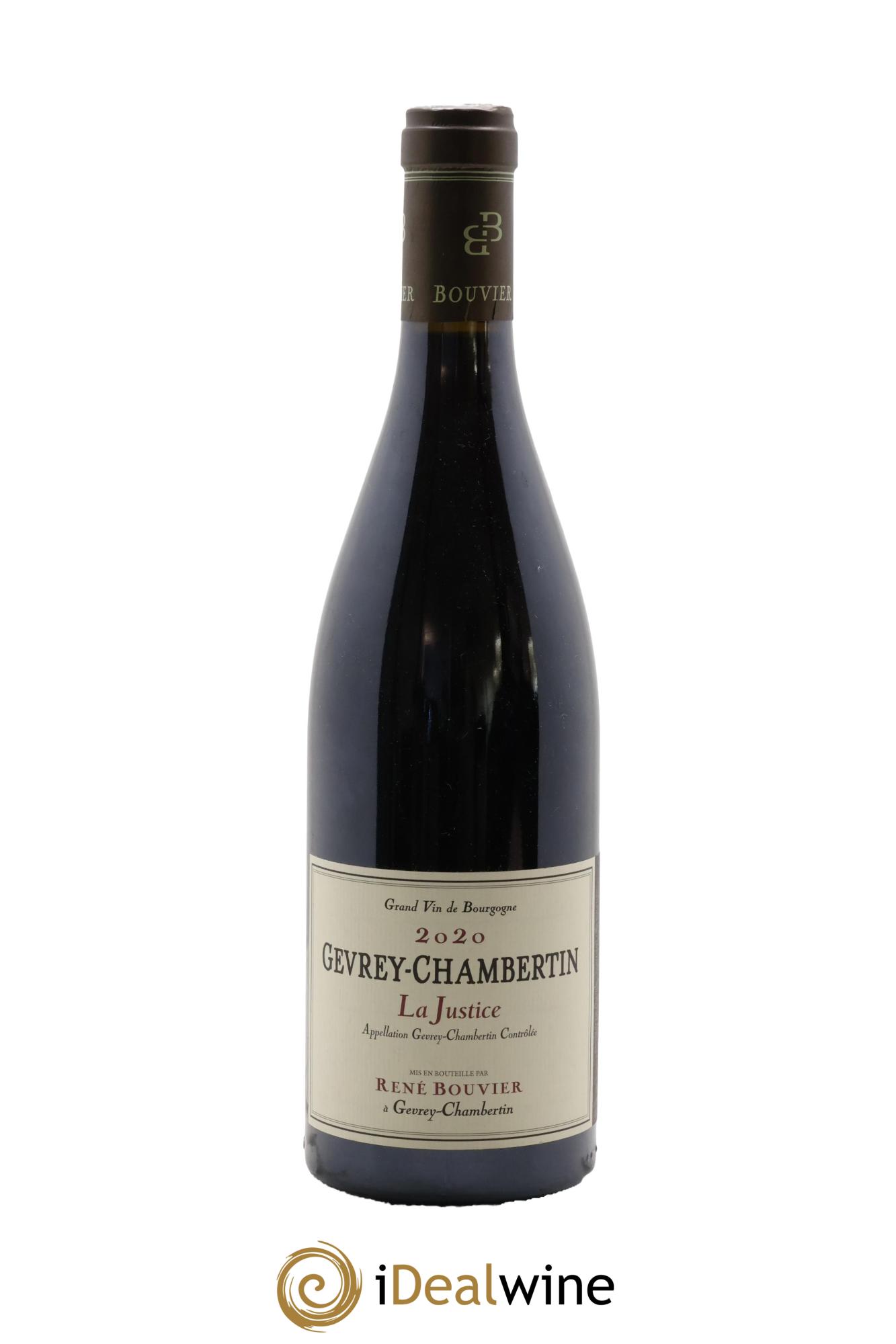 Gevrey-Chambertin La Justice René Bouvier (Domaine) 2020 - Posten von 1 Flasche - 0