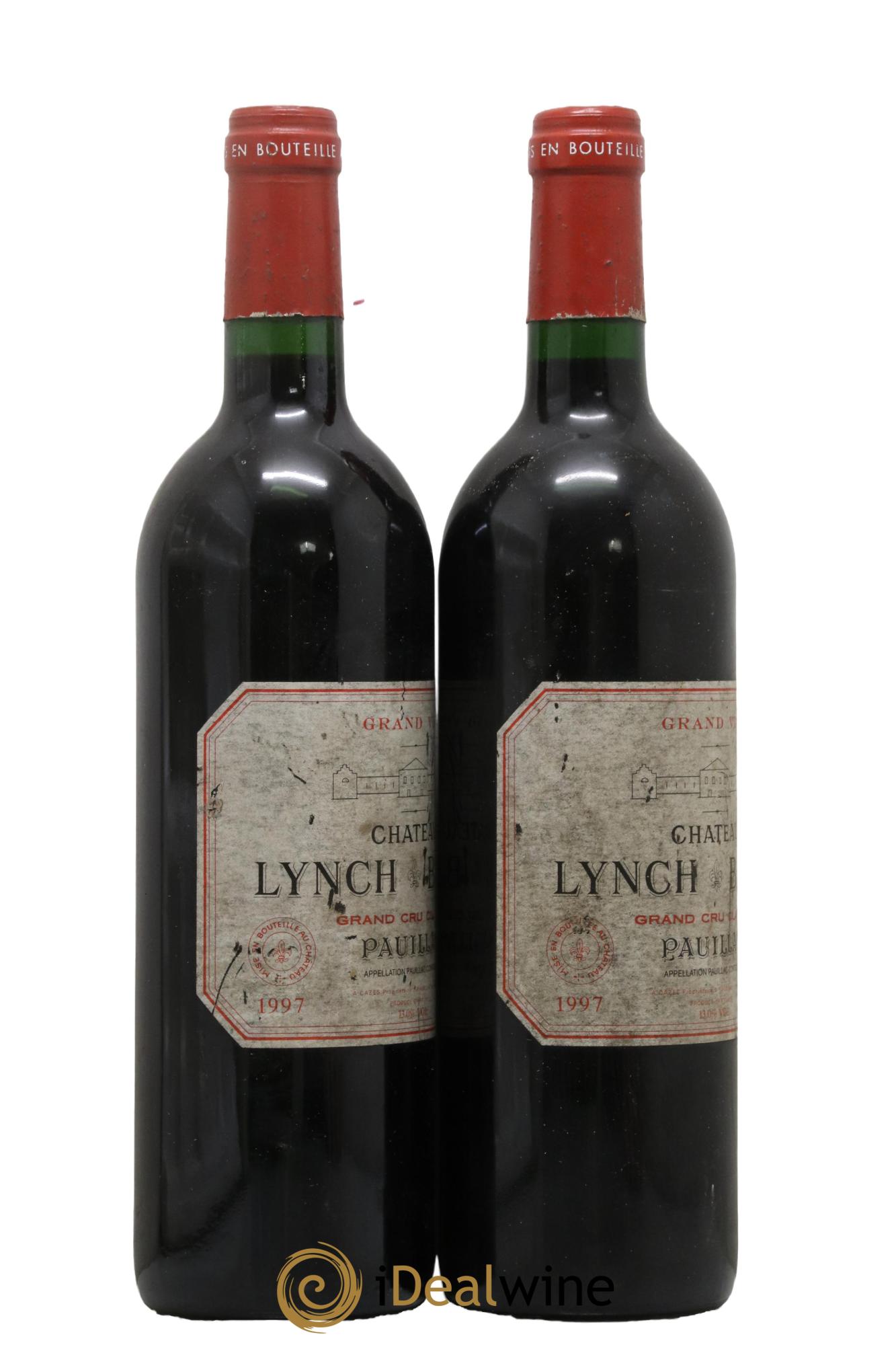 Château Lynch Bages 5ème Grand Cru Classé 1997 - Posten von 2 Flaschen - 1