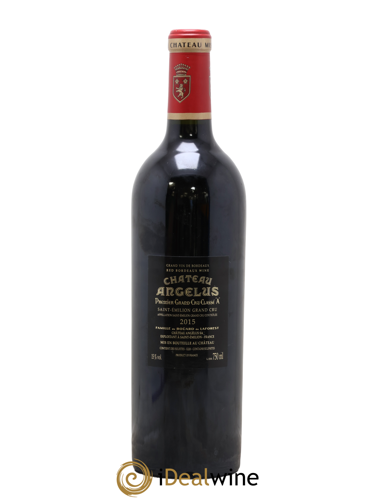 Château Angélus 1er Grand Cru Classé A 2015 - Lot de 1 bouteille - 1