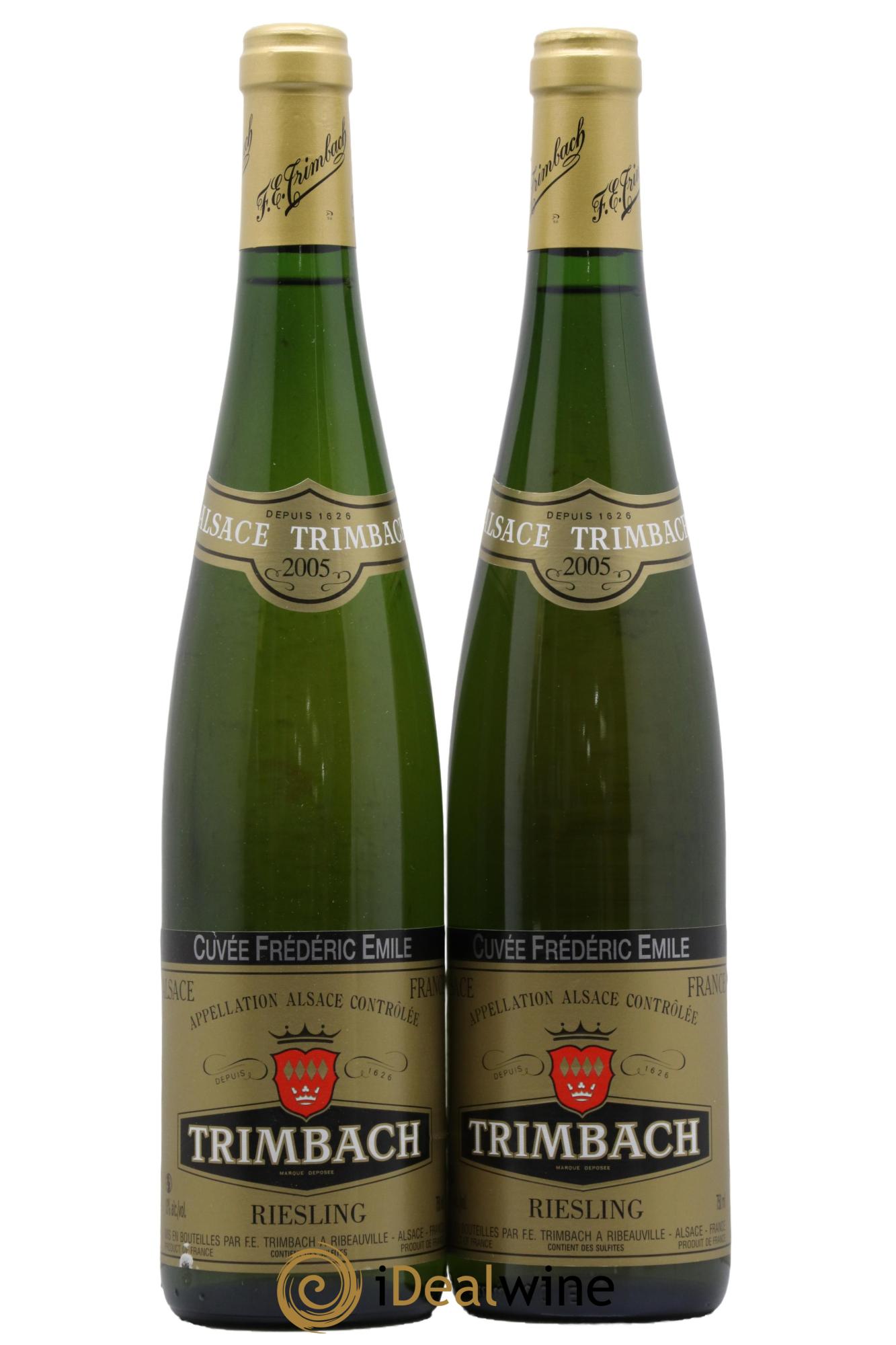 Alsace Riesling Cuvée Frédéric Emile Trimbach (Domaine) 2005 - Lot de 2 bouteilles - 0
