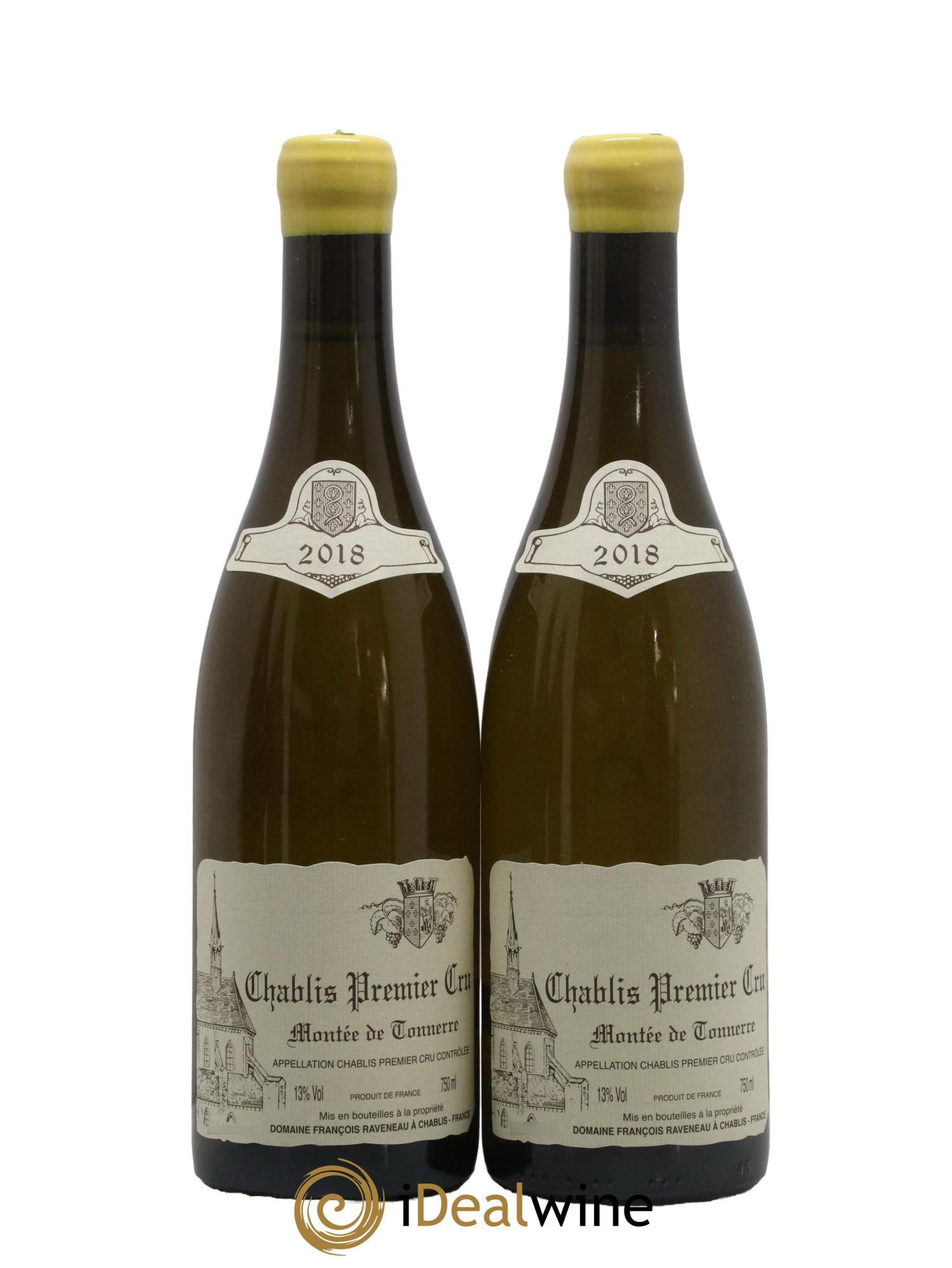 Chablis 1er Cru Montée de Tonnerre Raveneau (Domaine) 2018 - Lot de 2 bouteilles - 0