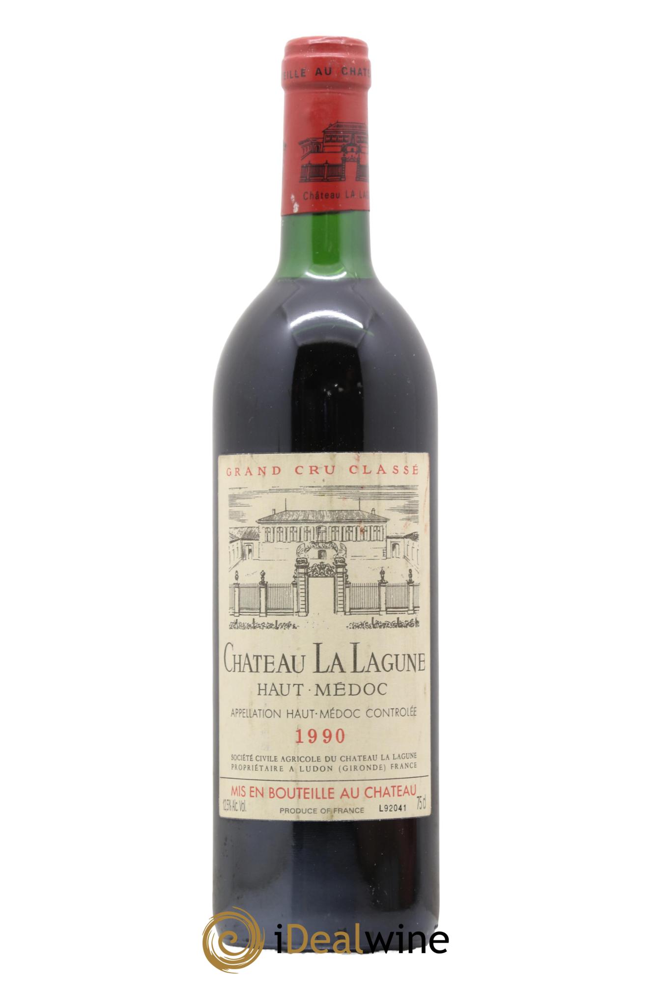 Château la Lagune 3ème Grand Cru Classé 1990 - Lot de 1 bouteille - 0