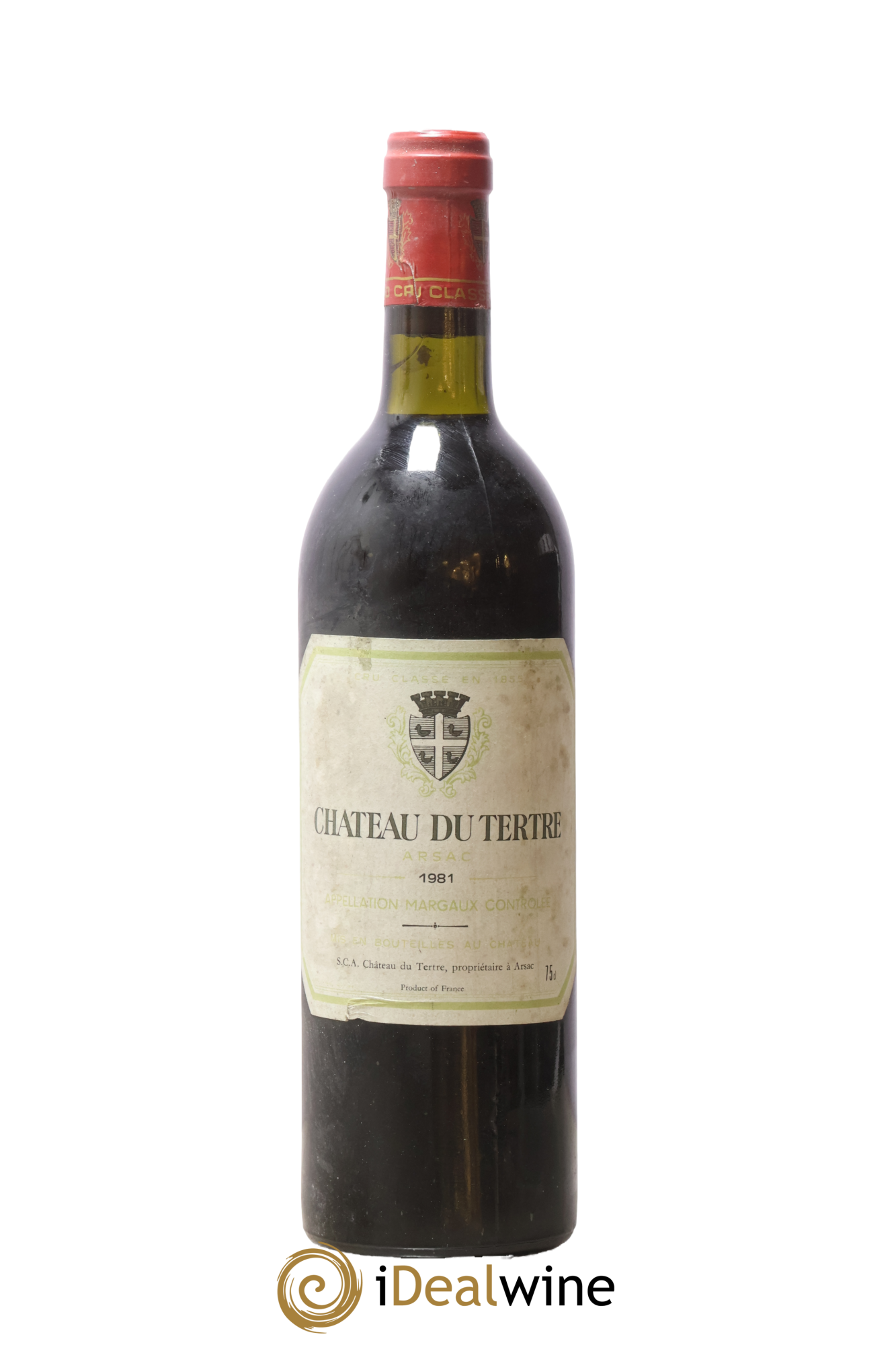 Château du Tertre 5ème Grand Cru Classé 1981 - Lot de 1 bouteille - 0
