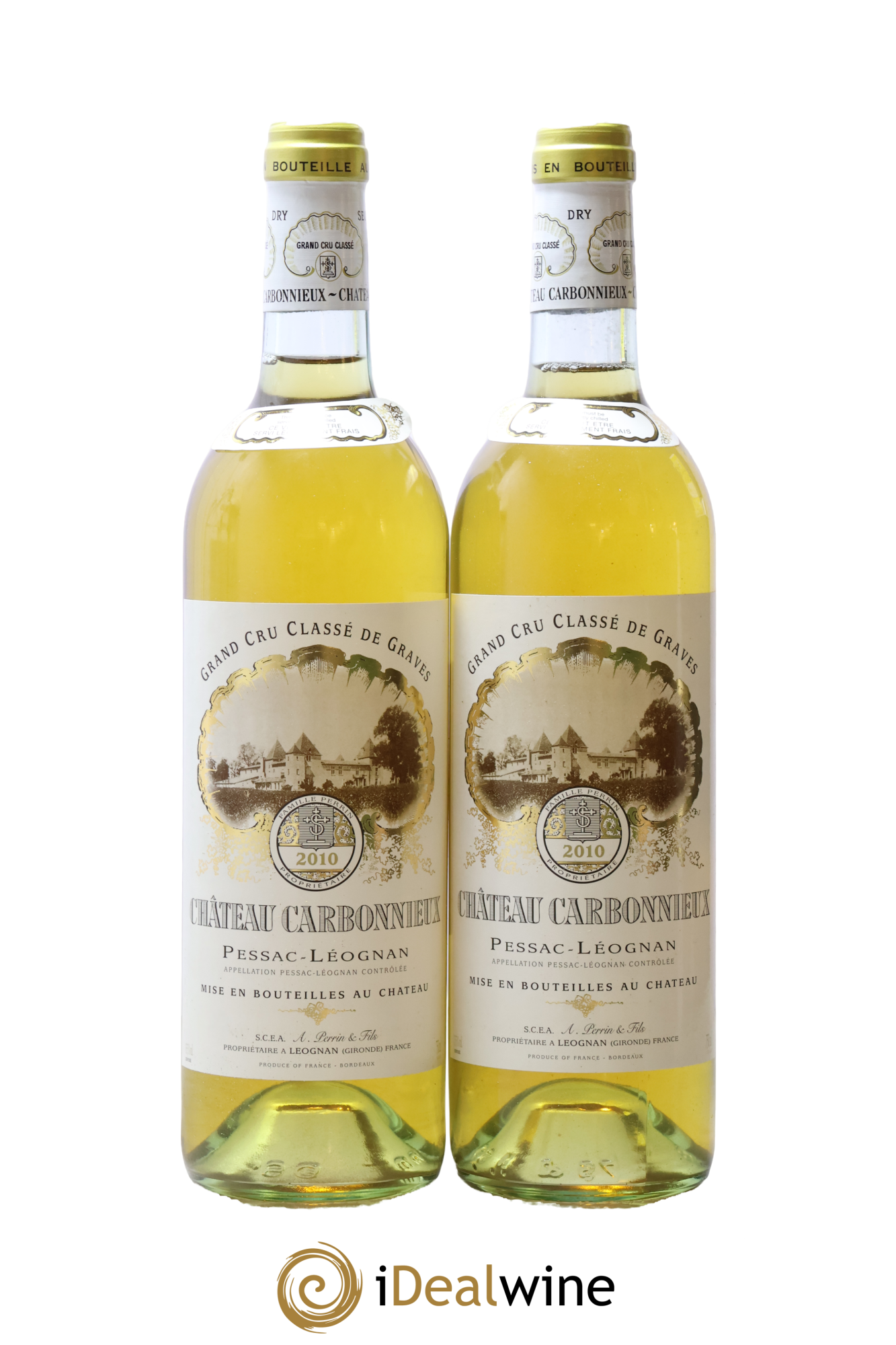 Château Carbonnieux Cru Classé de Graves 2010 - Lot de 2 bouteilles - 0