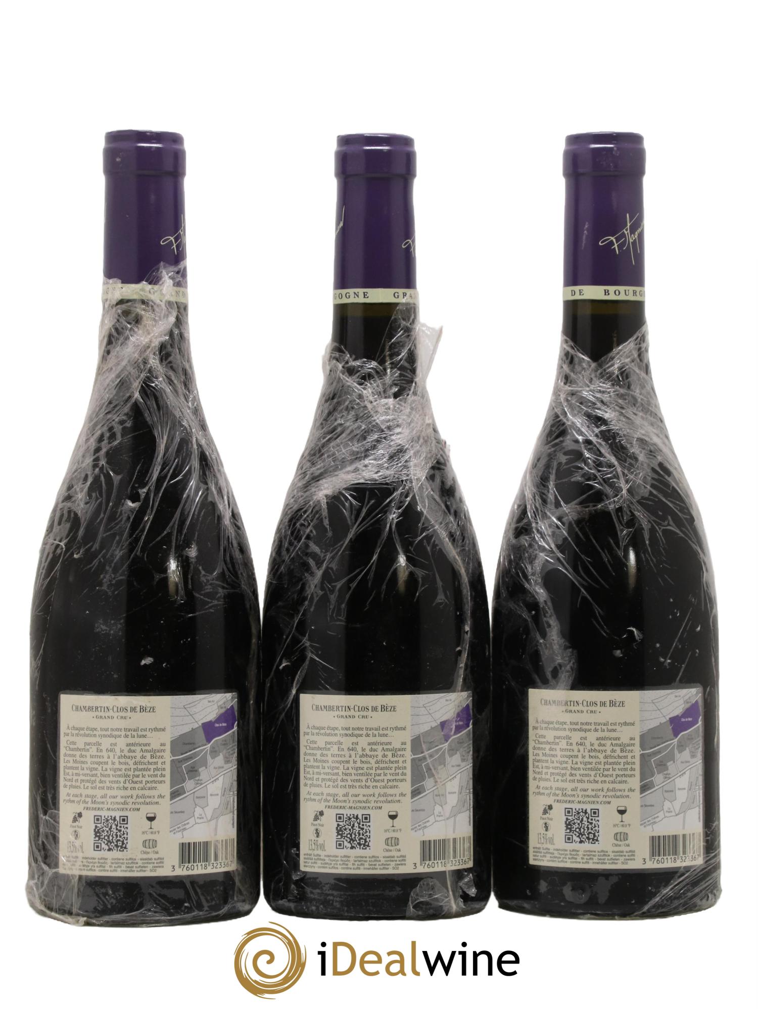 Chambertin Clos de Bèze Grand Cru Frédéric Magnien 2012 - Lot de 3 bouteilles - 1