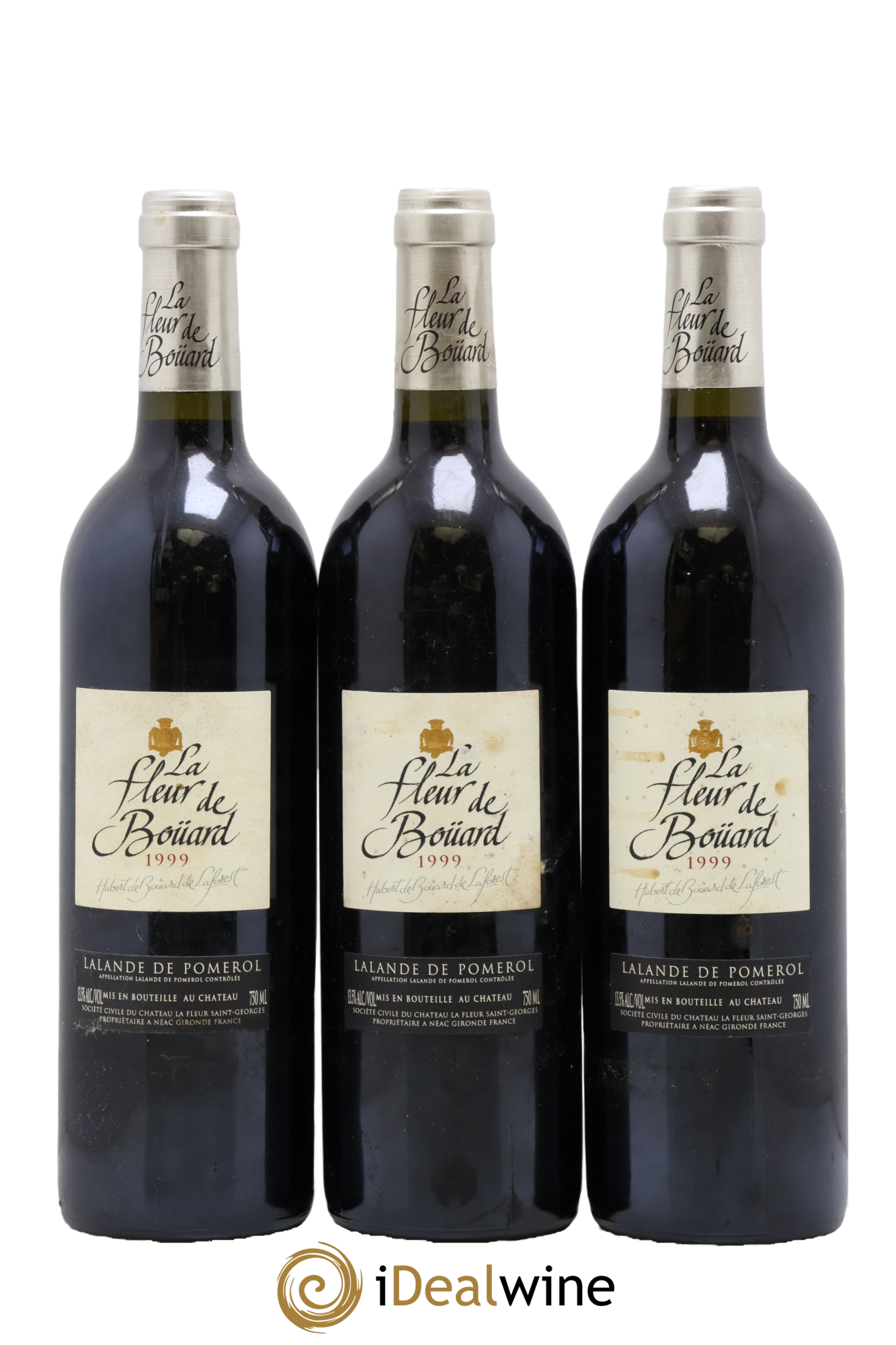 Château La Fleur de Boüard 1999 - Lot of 3 bottles - 0