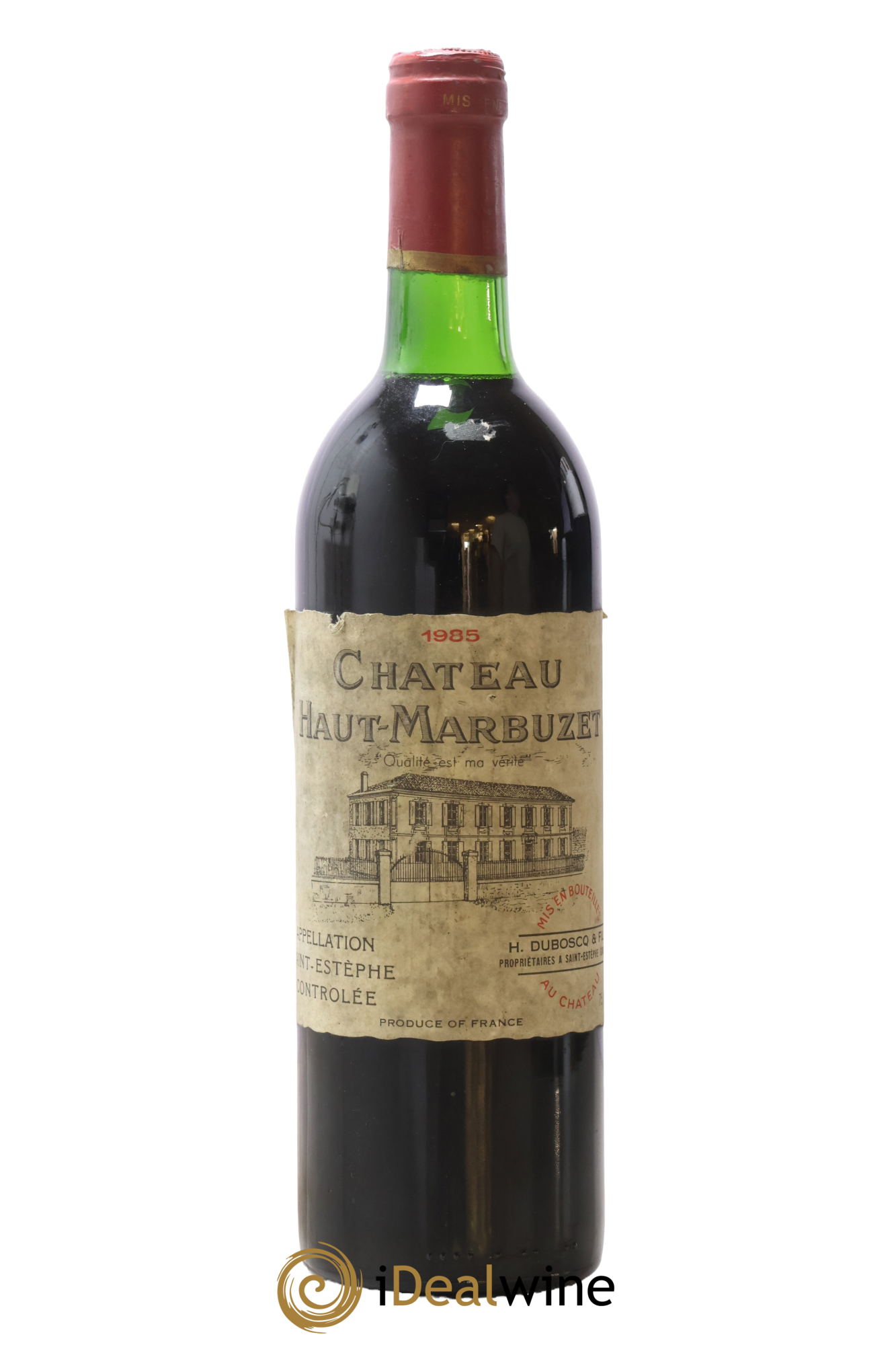 Château Haut Marbuzet 1985 - Lot de 1 bouteille - 0
