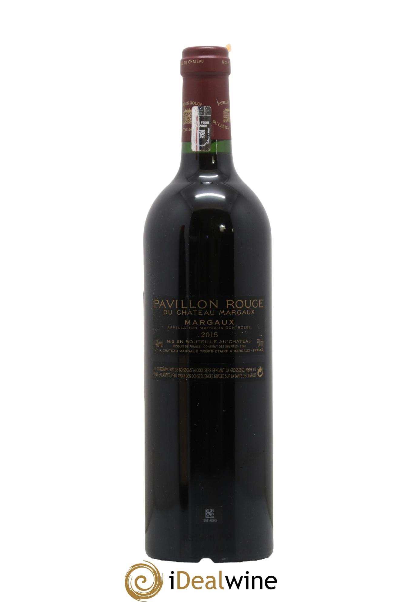 Pavillon Rouge du Château Margaux Second Vin 2015 - Lot de 1 bouteille - 1