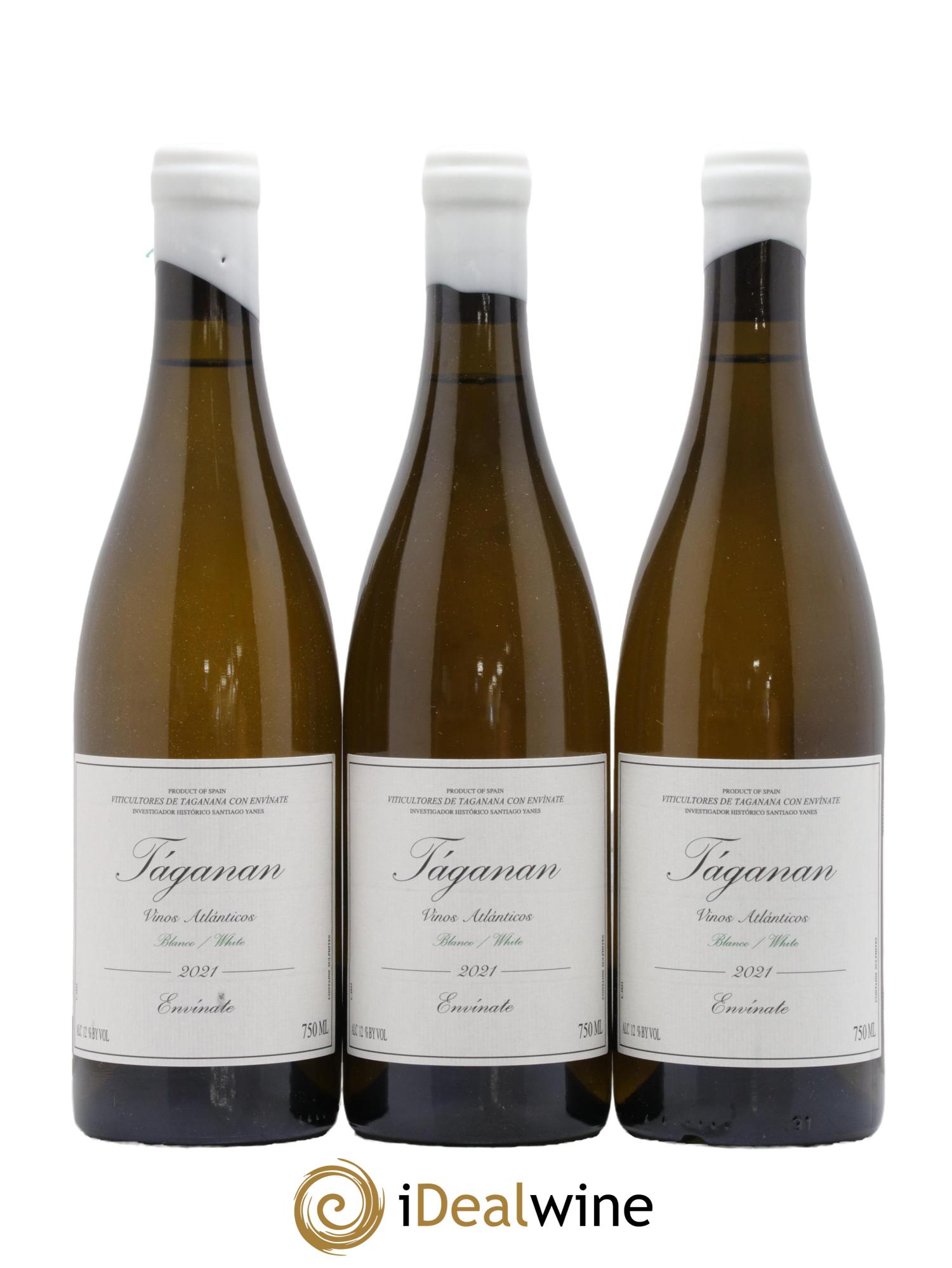 Vinos Atlántico Táganan Blanco Envinate 2021 - Lot de 3 bouteilles - 0