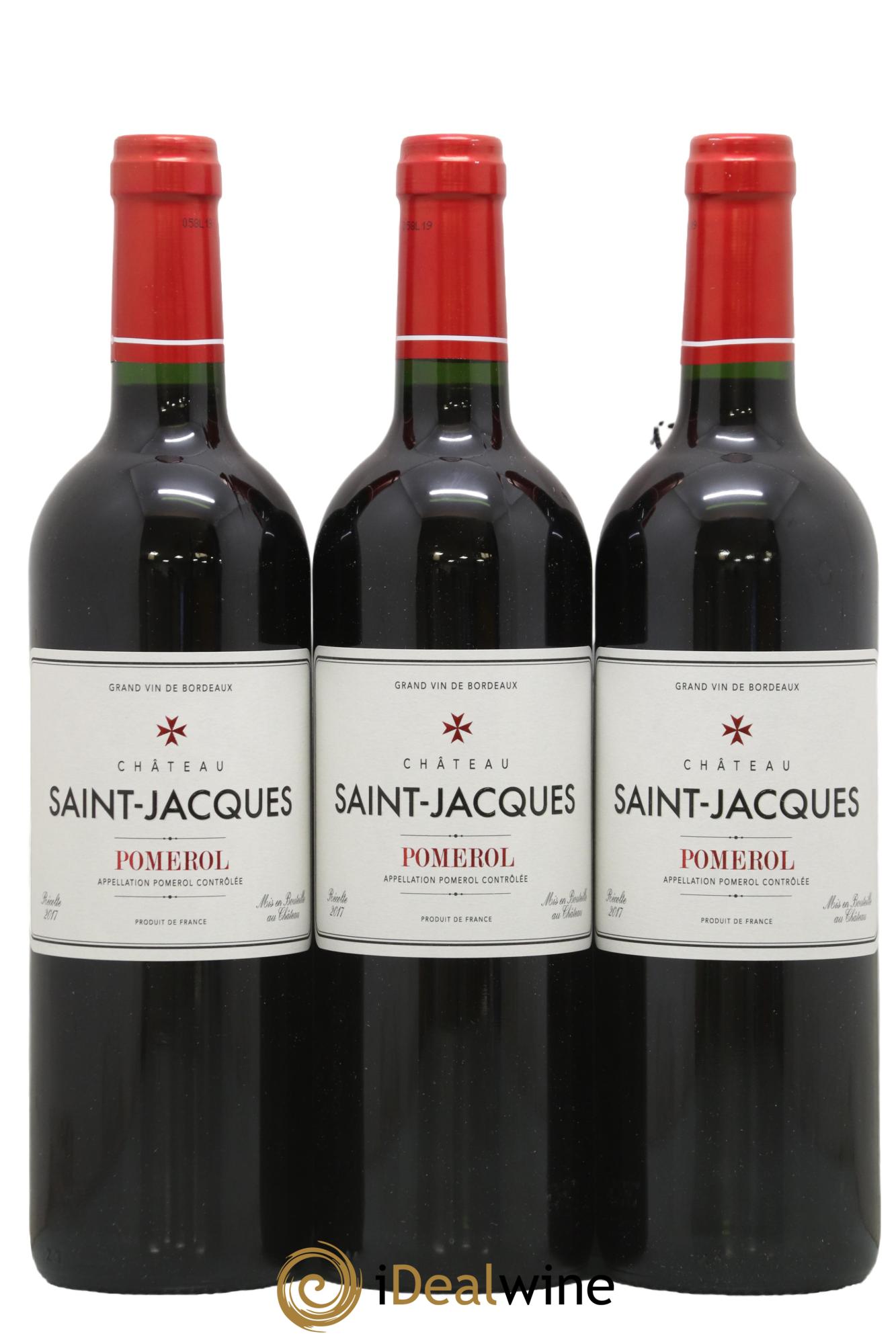 Pomerol Château Saint-Jacques 2017 - Posten von 3 Flaschen - 0