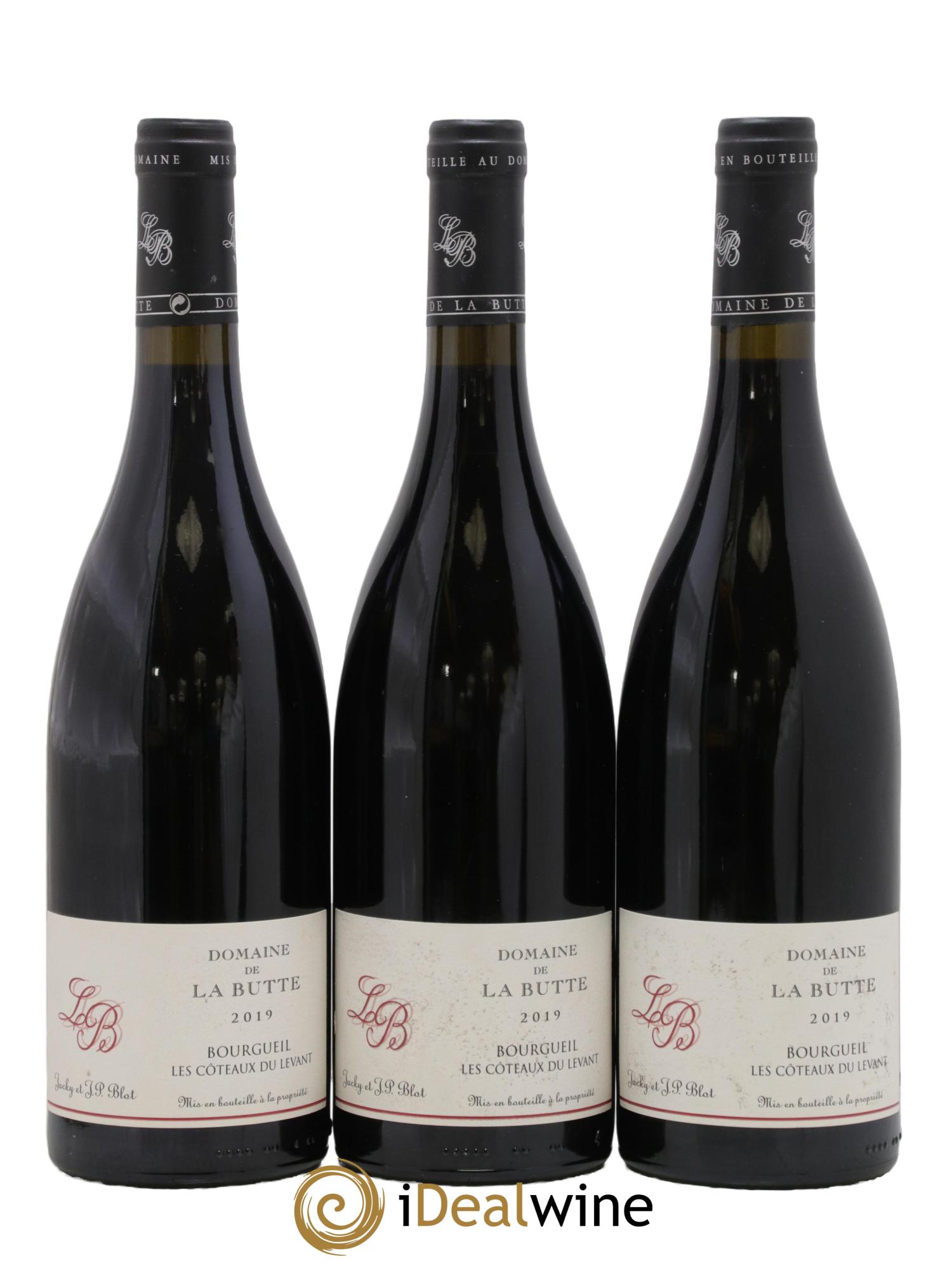 Bourgueil Coteaux du Levant Domaine de La Butte - Jacky Blot 2019 - Lot of 3 bottles - 0