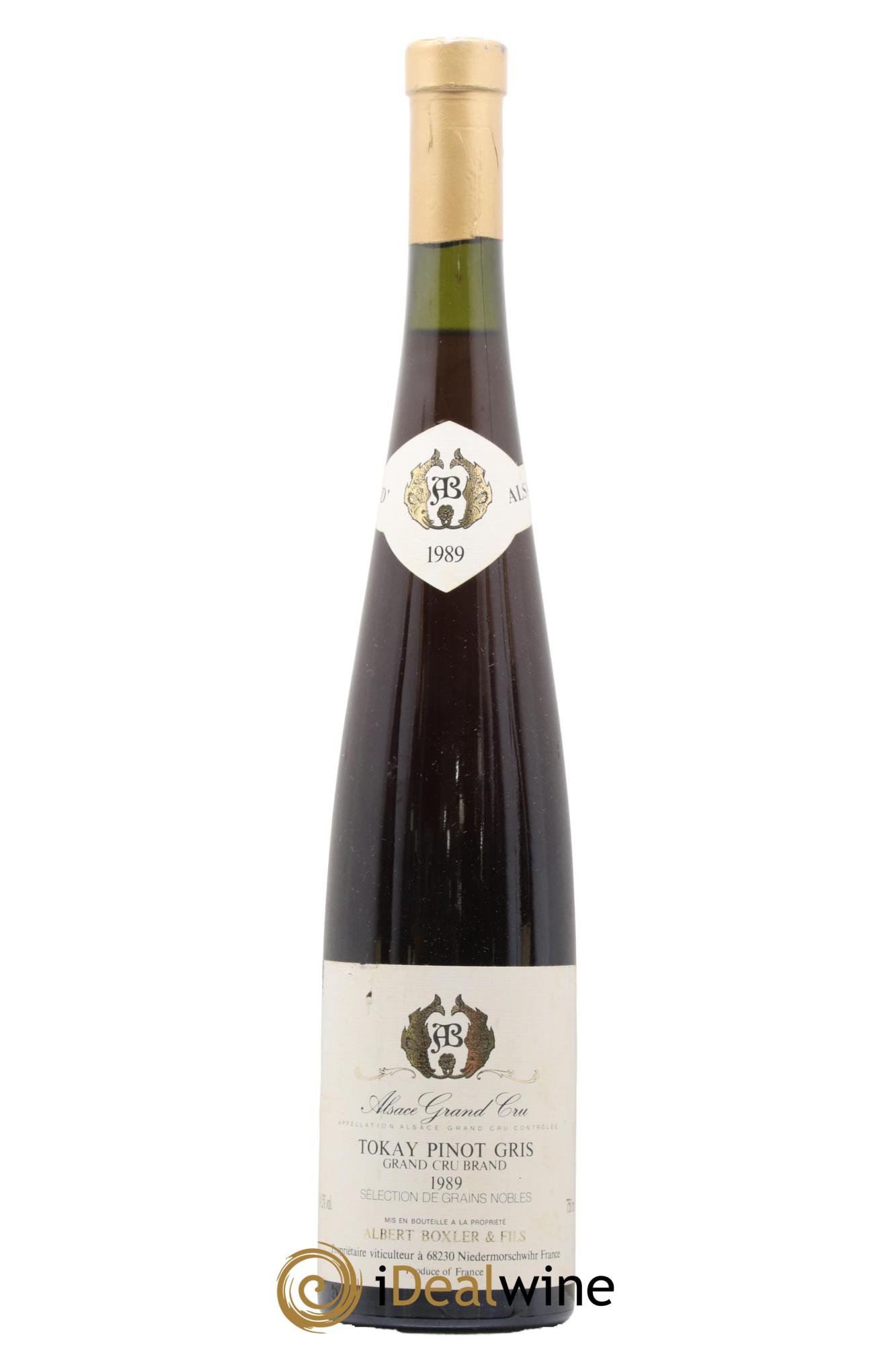 Alsace Pinot Gris Grand Cru Brand Sélection Grains Nobles Albert Boxler 1989 - Lotto di 1 bottiglia - 0
