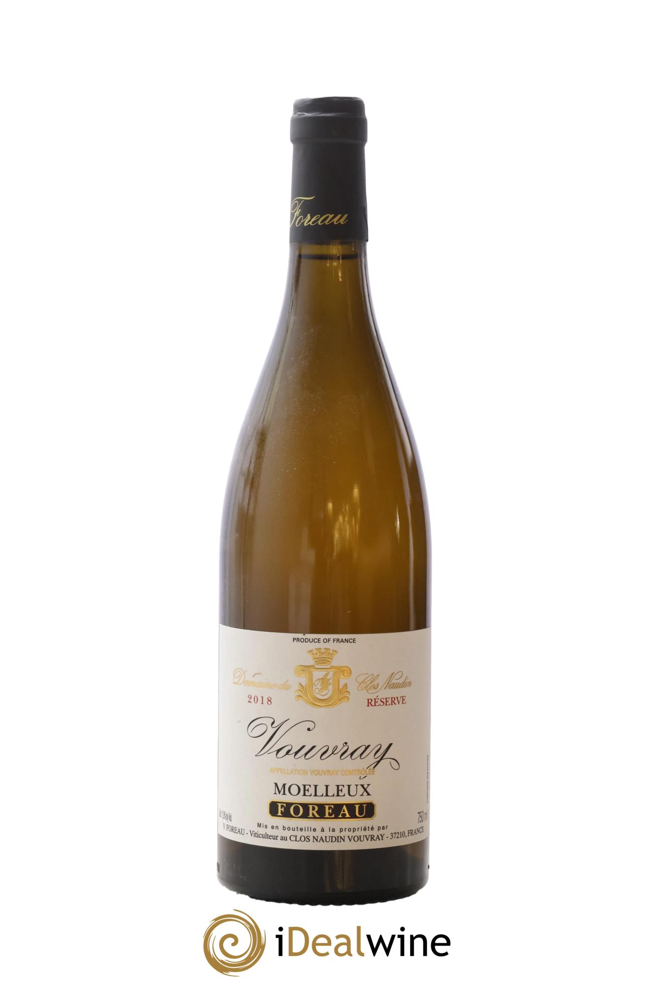 Vouvray Moelleux Réserve Clos Naudin - Philippe Foreau 2018 - Posten von 1 Flasche - 0