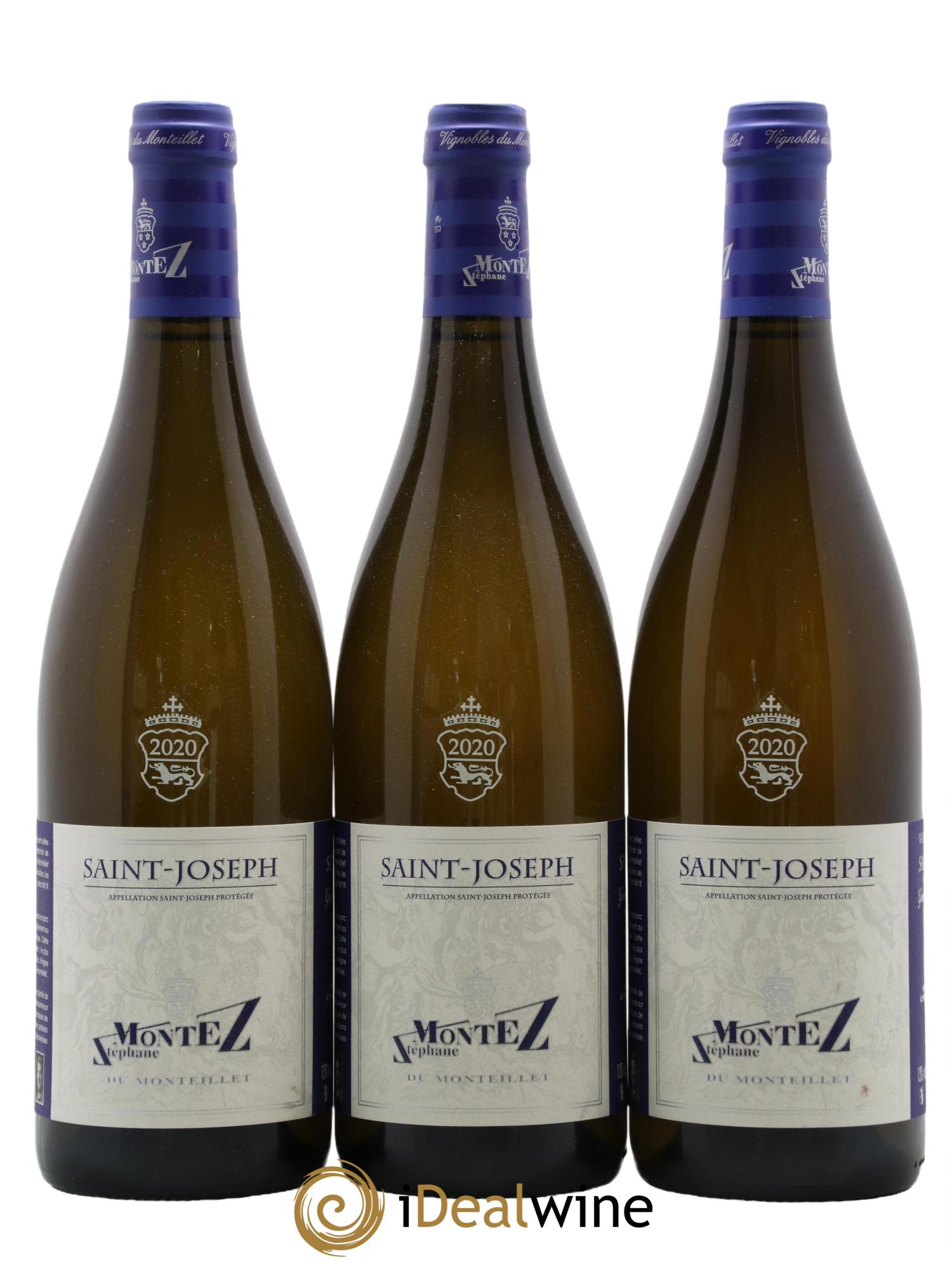 Saint-Joseph Monteillet (Domaine du) - Stéphane Montez 2020 - Lot of 3 bottles - 0