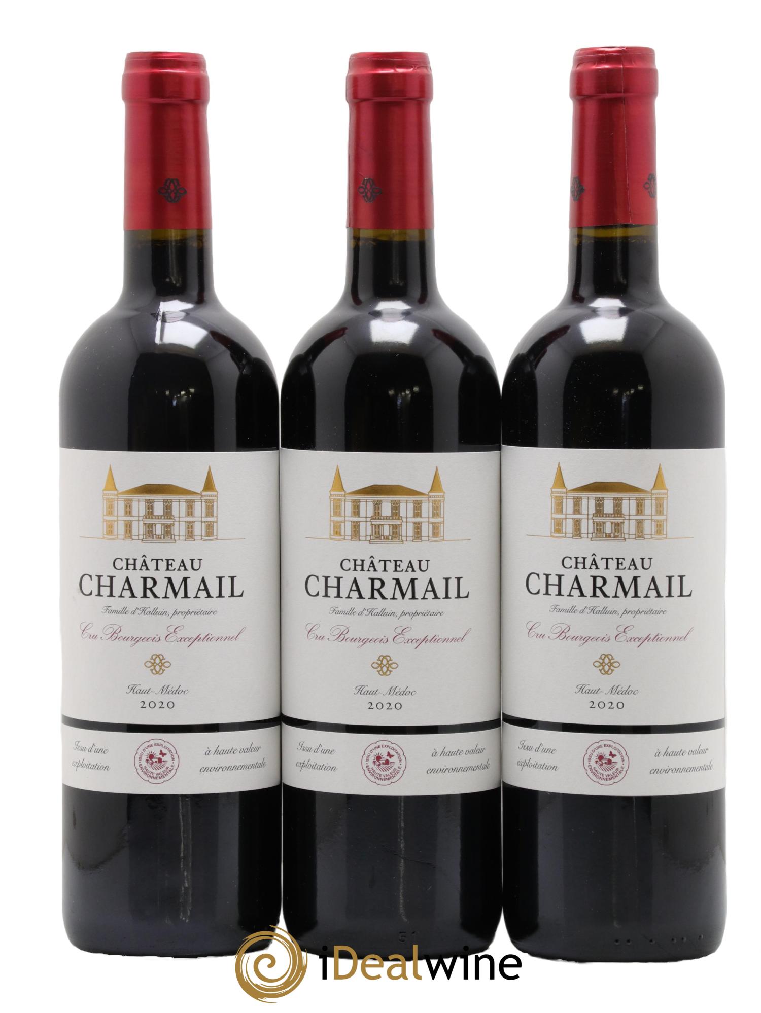 Château Charmail Cru Bourgeois 2020 - Lot of 3 bottles - 0