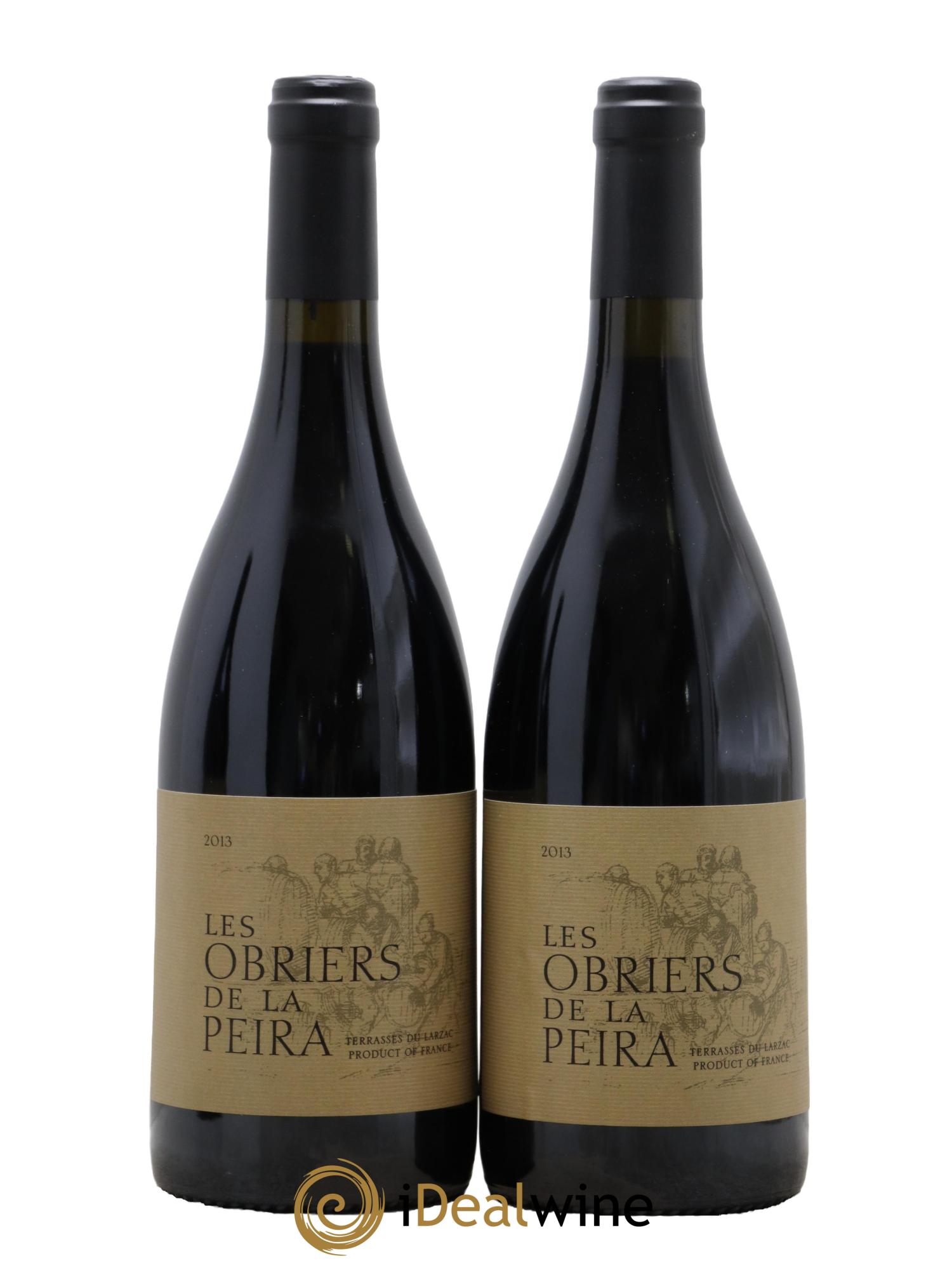 Coteaux du Languedoc - Terrasses du Larzac Domaine de La Pèira en Damaisèla Les Obriers de la Pèira Karine Ahton et Robert Dougan 2013 - Lot de 2 bouteilles - 0