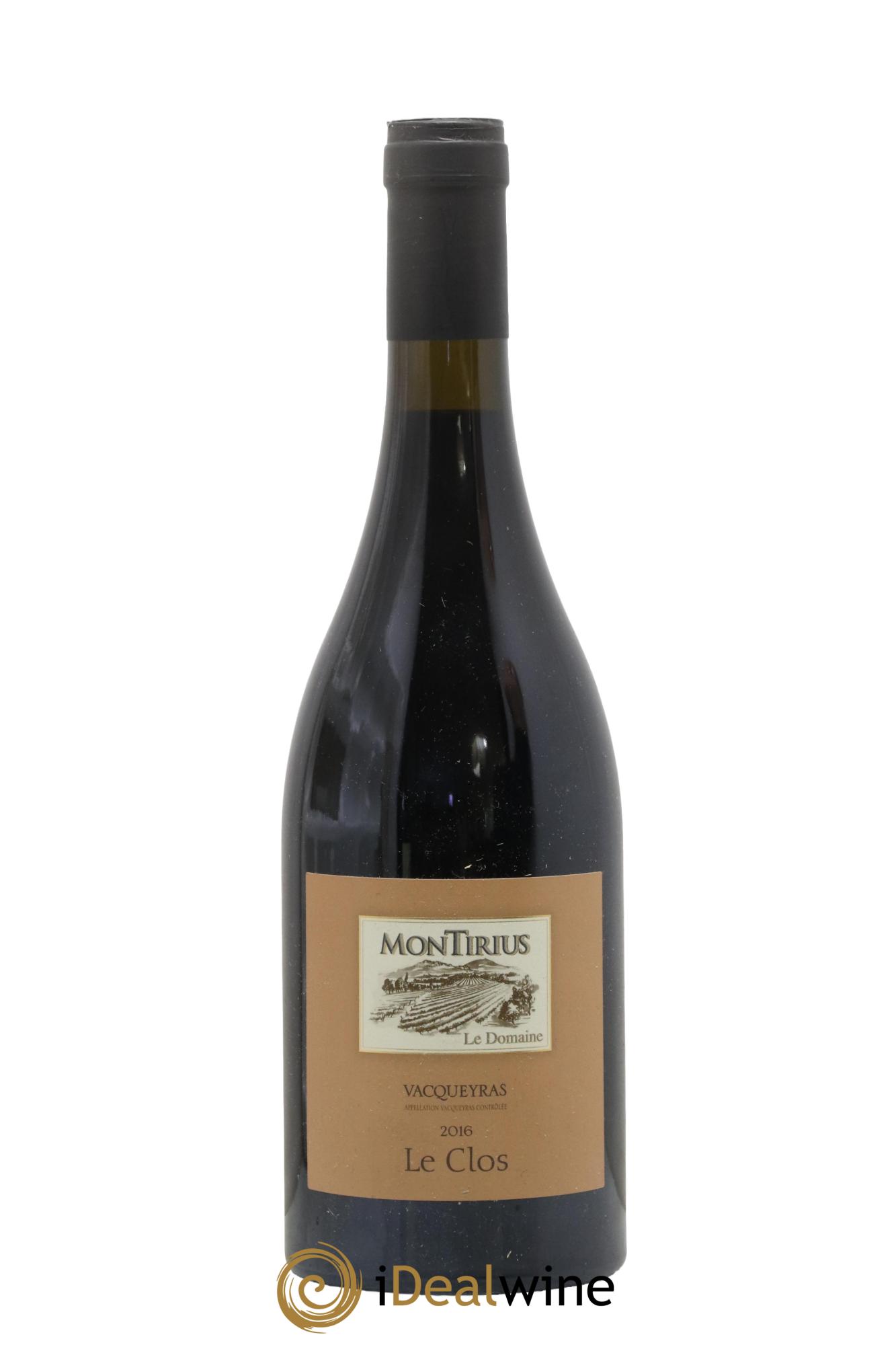 Vacqueyras Le Clos Domaine Montirius 2016 - Lot de 1 bouteille - 0