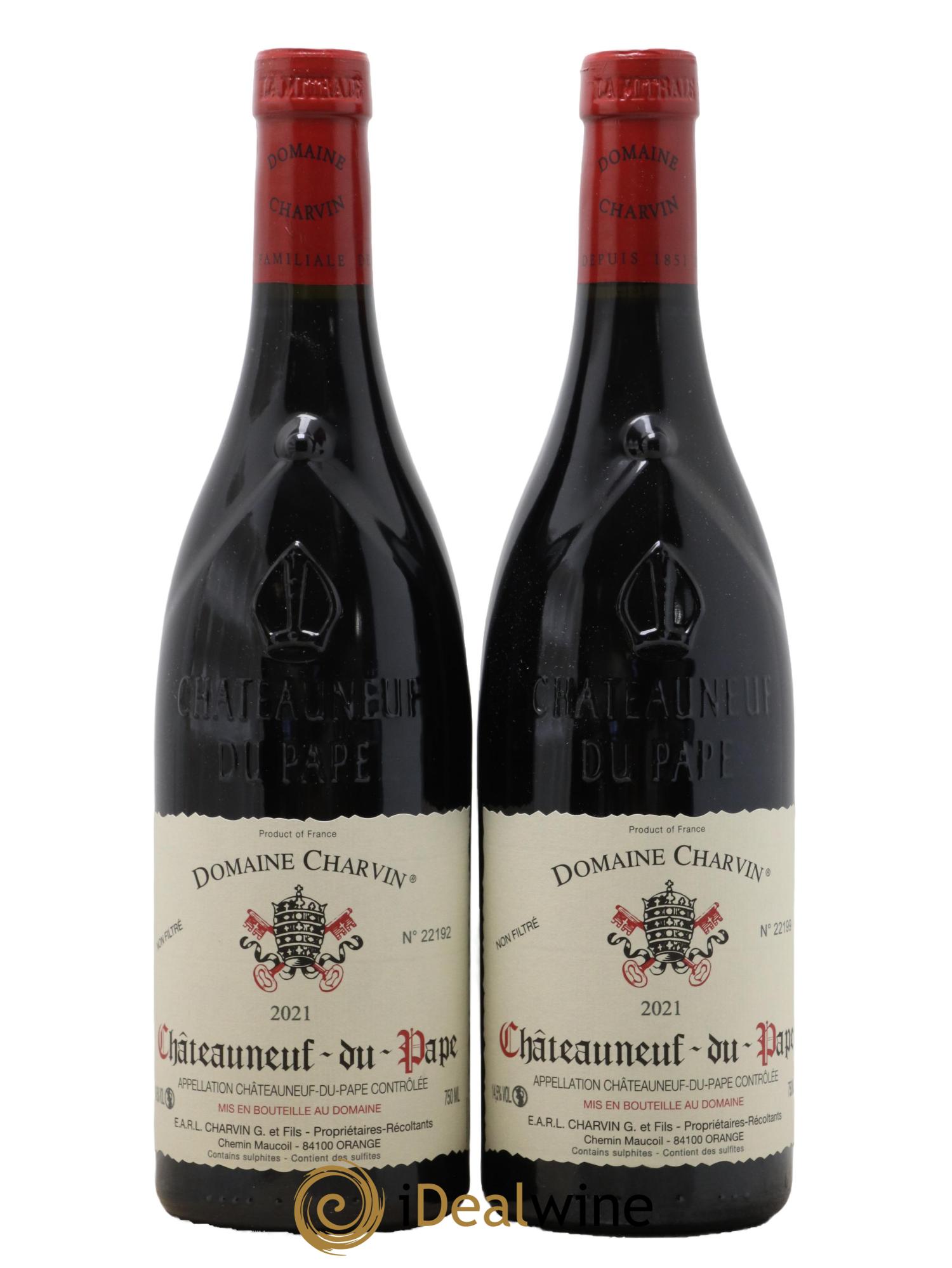 Châteauneuf-du-Pape Charvin (Domaine) 2021 - Lot de 2 bouteilles - 0
