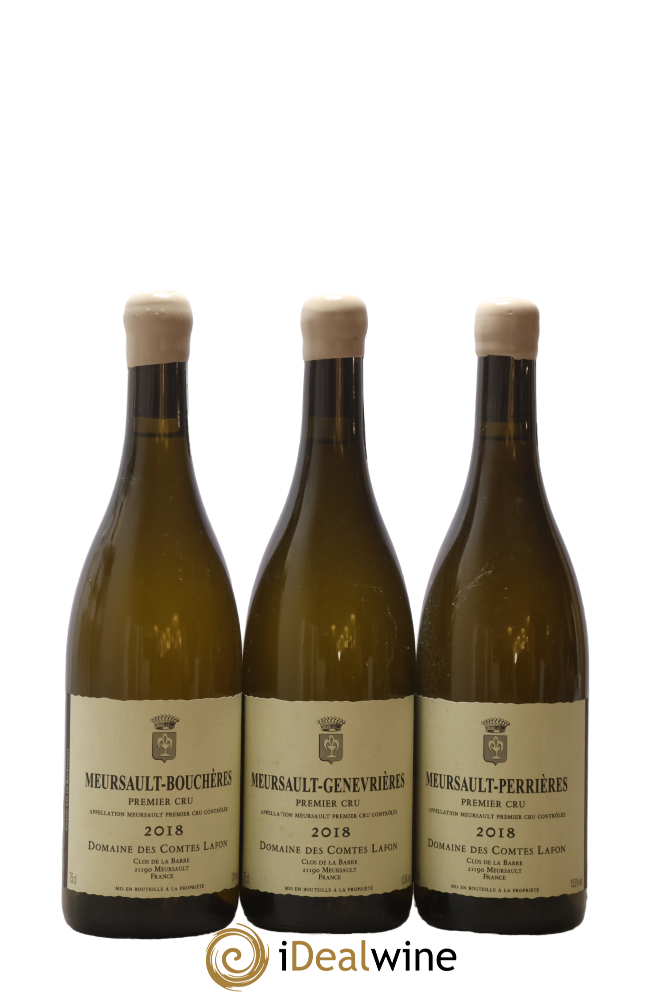Meursault 1er Cru Caisse Prestige 6 Climats Comtes Lafon (Domaine des)  2018 - Lot de 6 bouteilles - 2