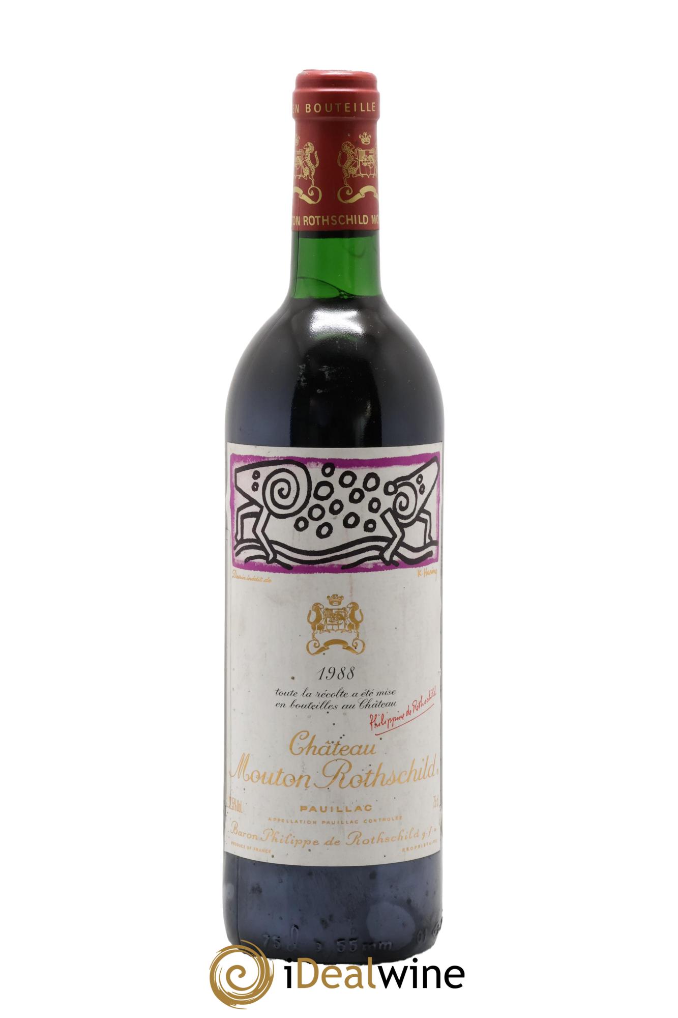 Château Mouton Rothschild 1er Grand Cru Classé 1988 - Lot of 1 bottle - 0