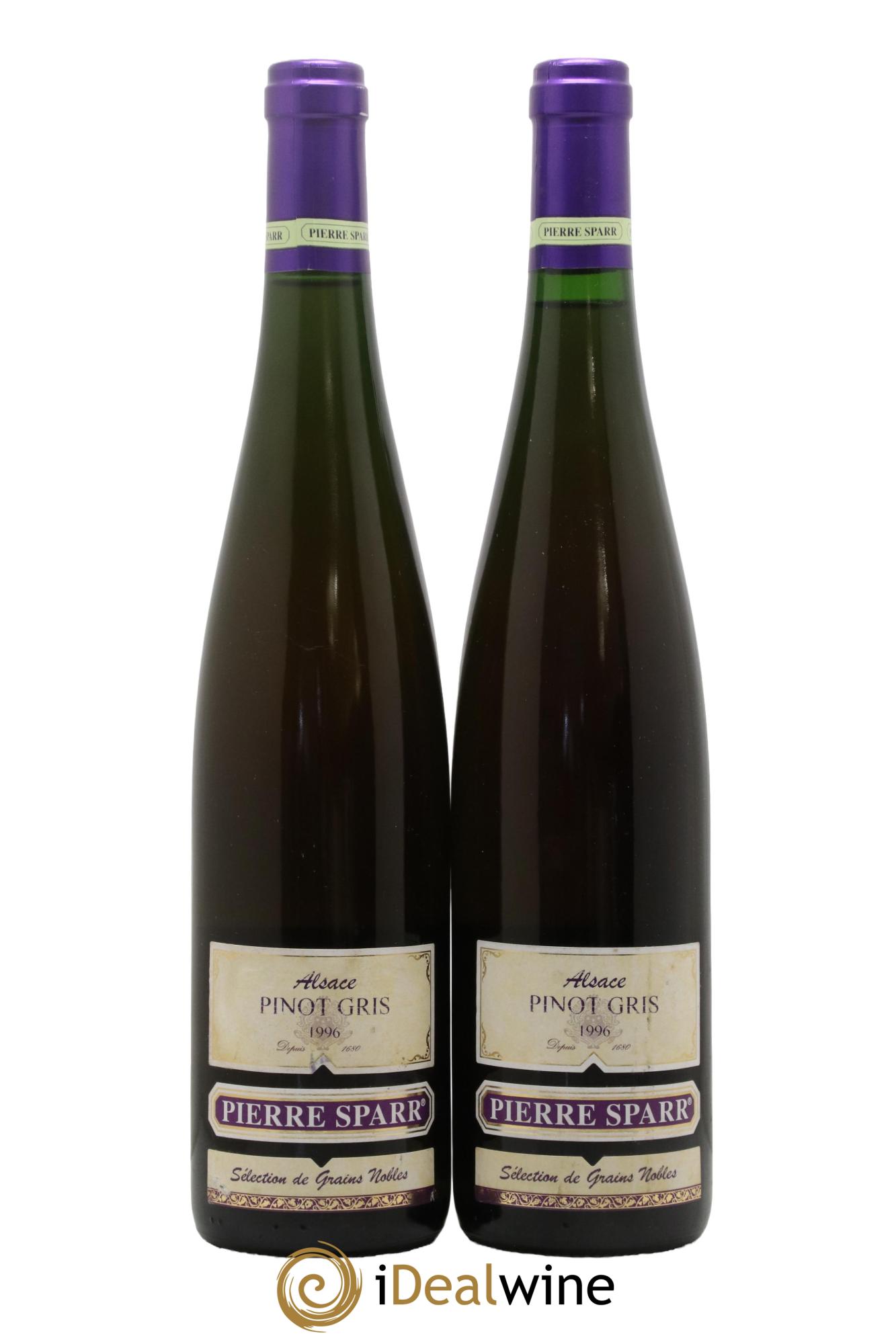 Alsace Pinot Gris Sélection de Grains Nobles Pierre Sparr  1996 - Lot of 2 bottles - 0