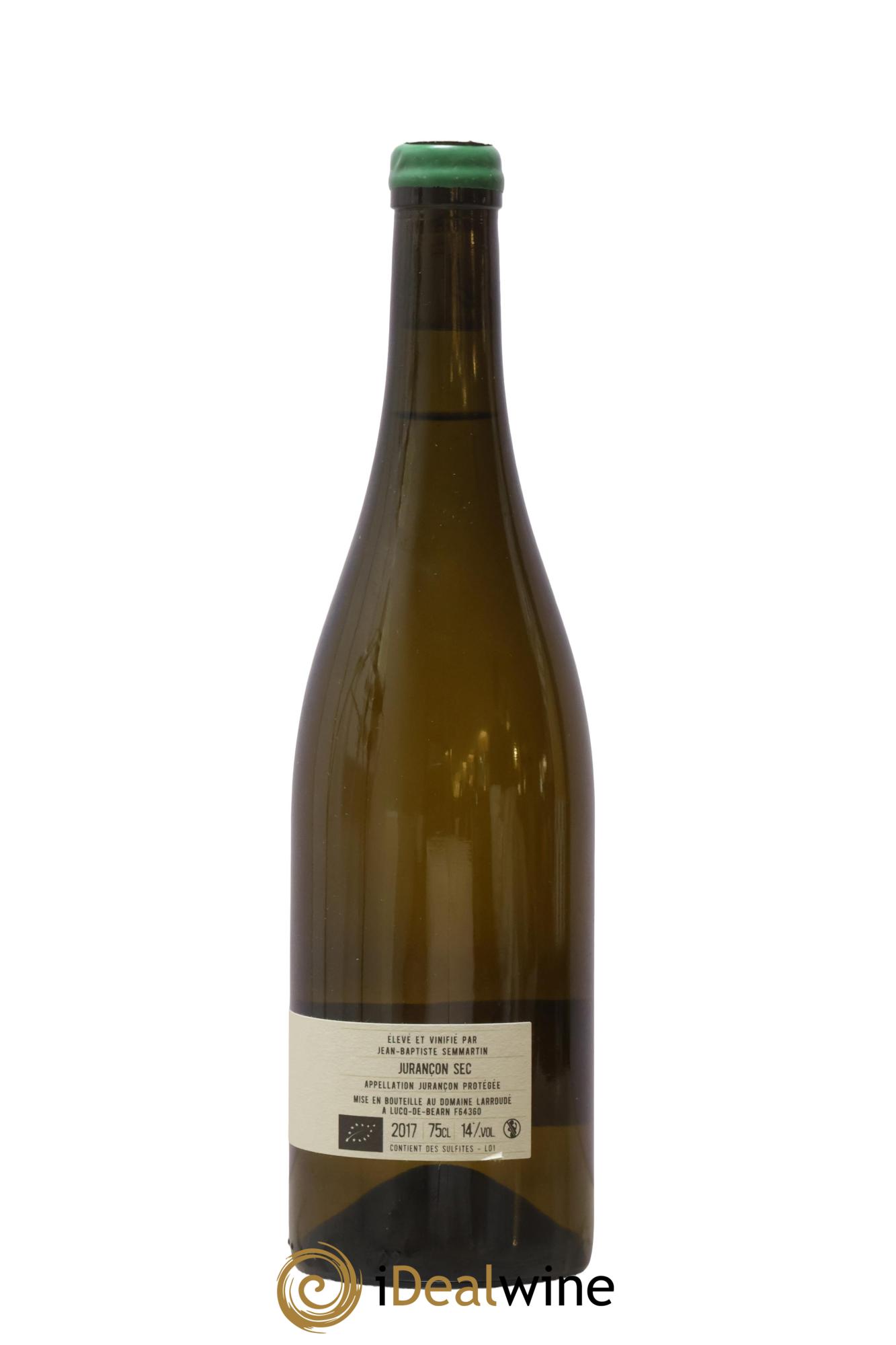 Jurançon sec Haure Domaine Lajibe - Jean-Baptiste Semmartin 2017 - Posten von 1 Flasche - 1