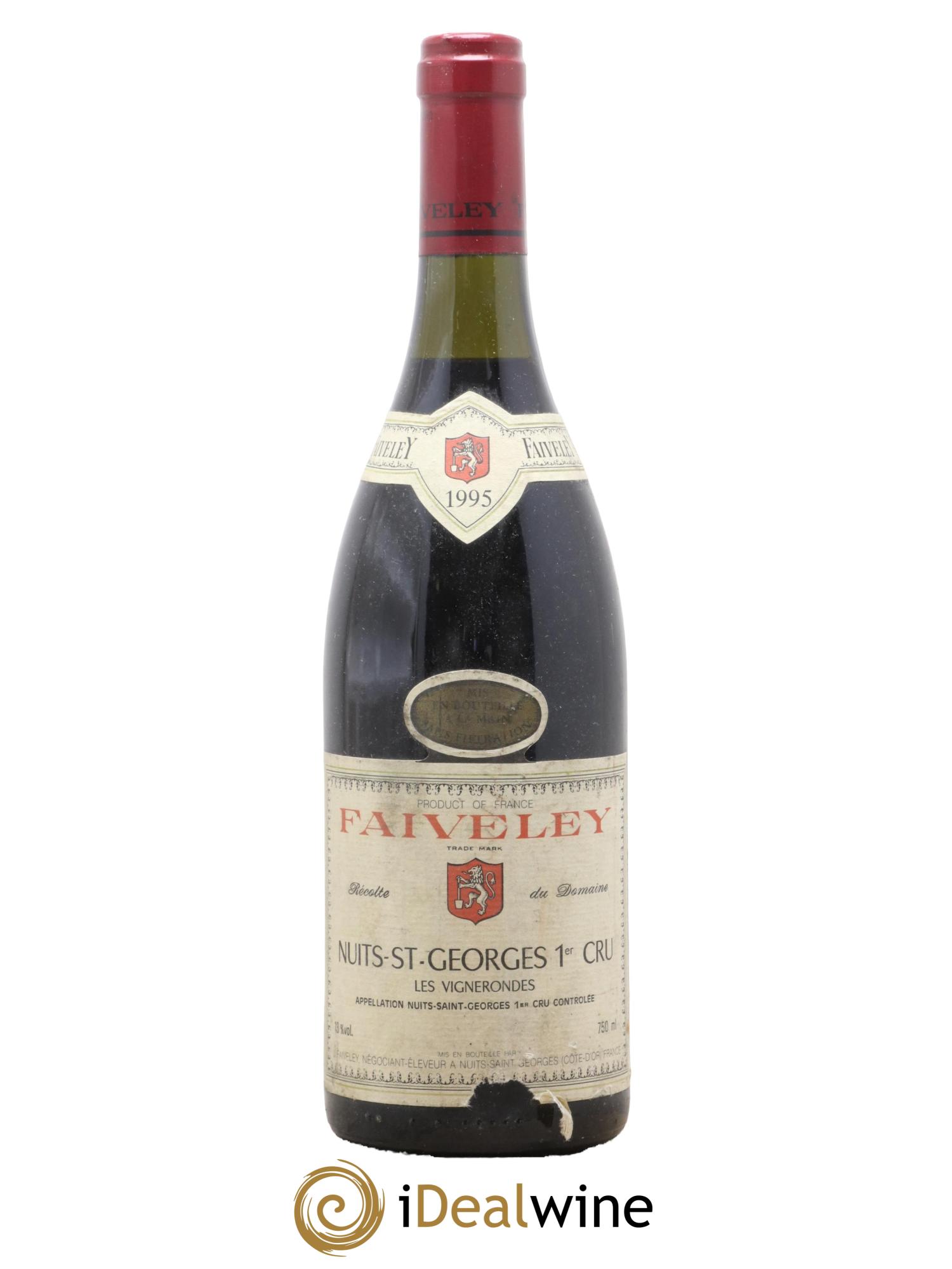 Nuits-Saint-Georges 1er Cru Aux Vignerondes Faiveley 1995 - Lot de 1 bouteille - 0