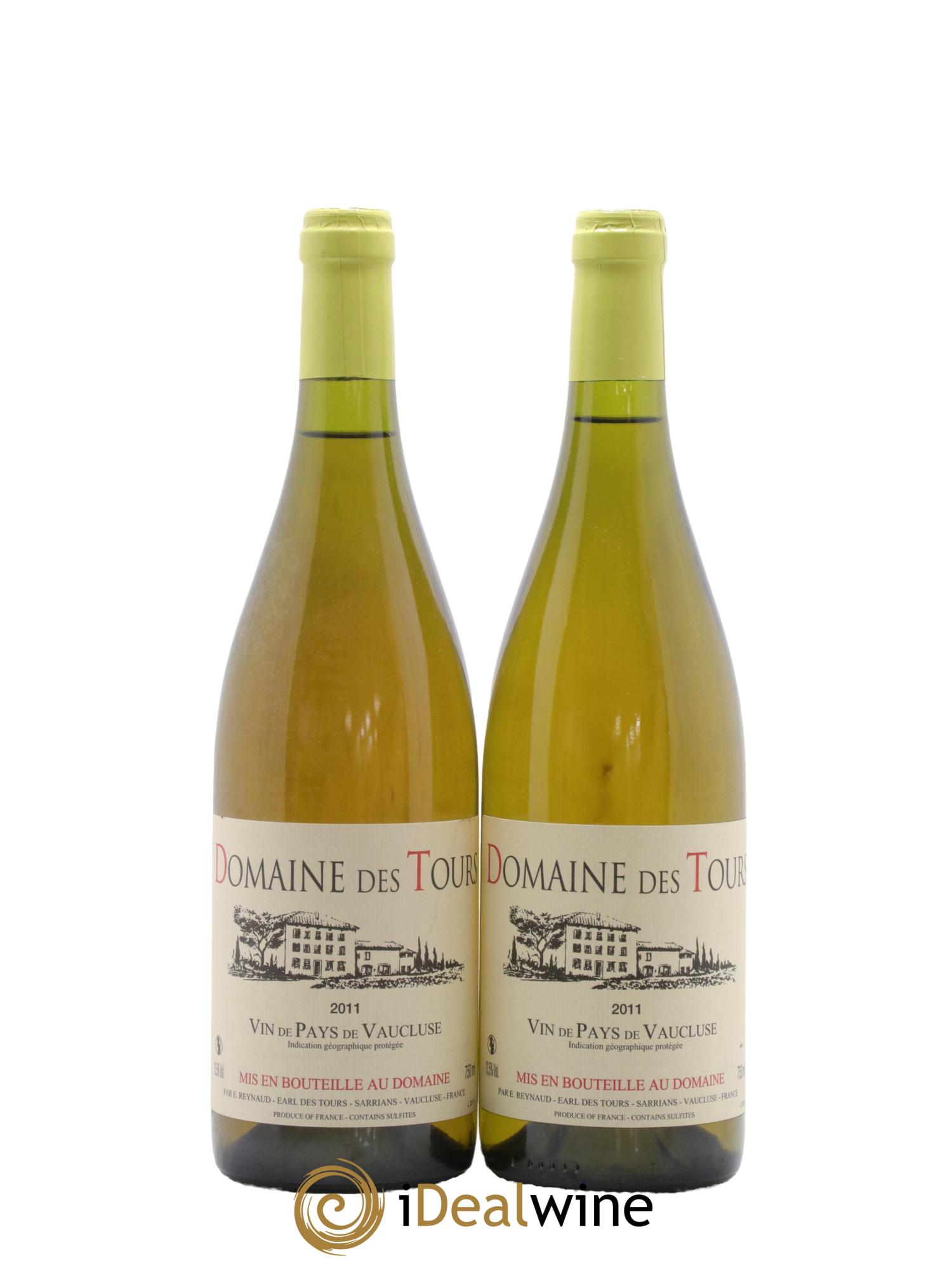 Vaucluse (Vin de Pays de Vaucluse) Domaine des Tours Emmanuel Reynaud 2011 - Lot de 2 bouteilles - 0