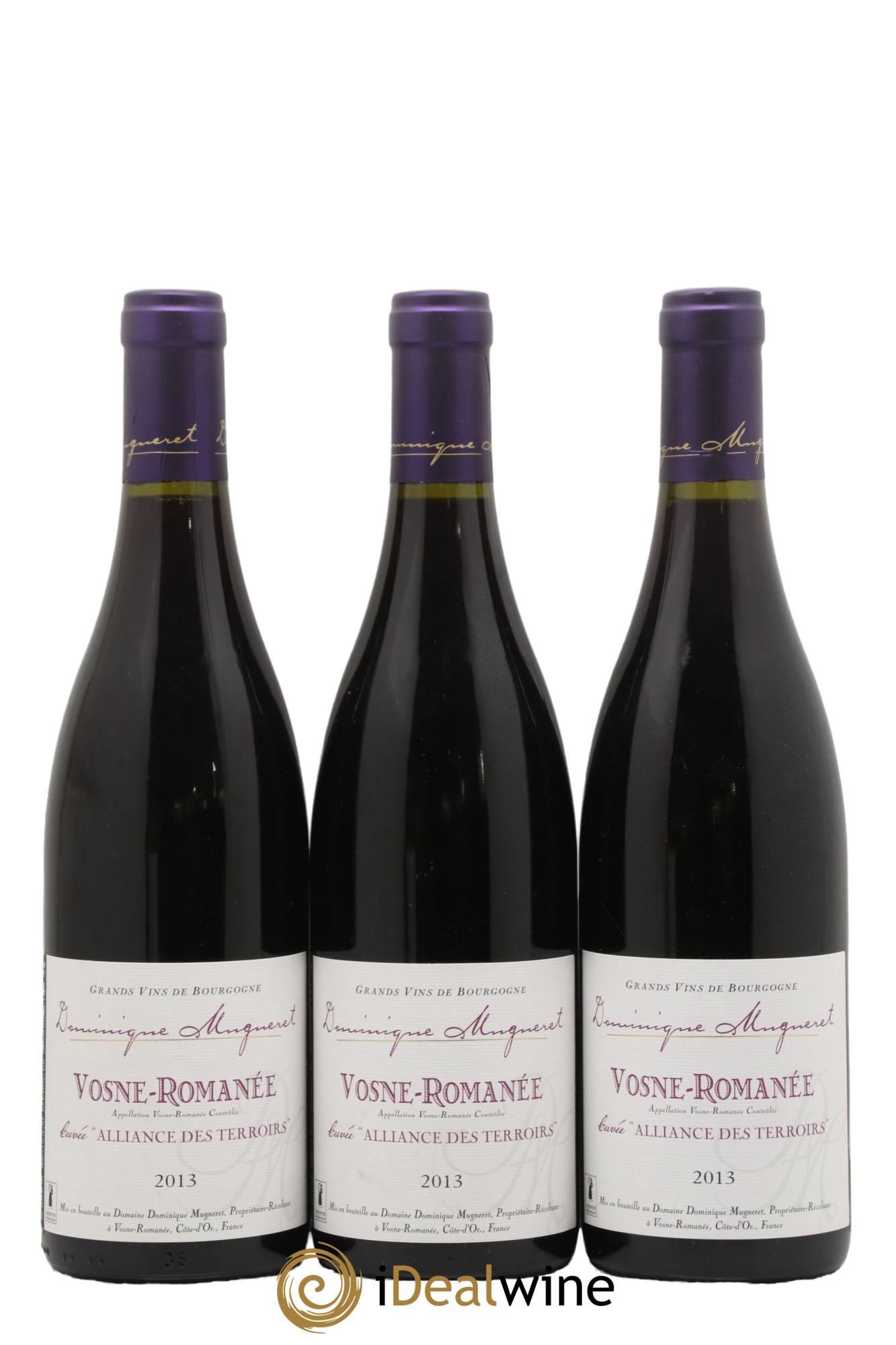 Vosne-Romanée Dominique Mugneret (Domaine) Alliance des Terroirs 2013 - Lot de 3 bouteilles - 0
