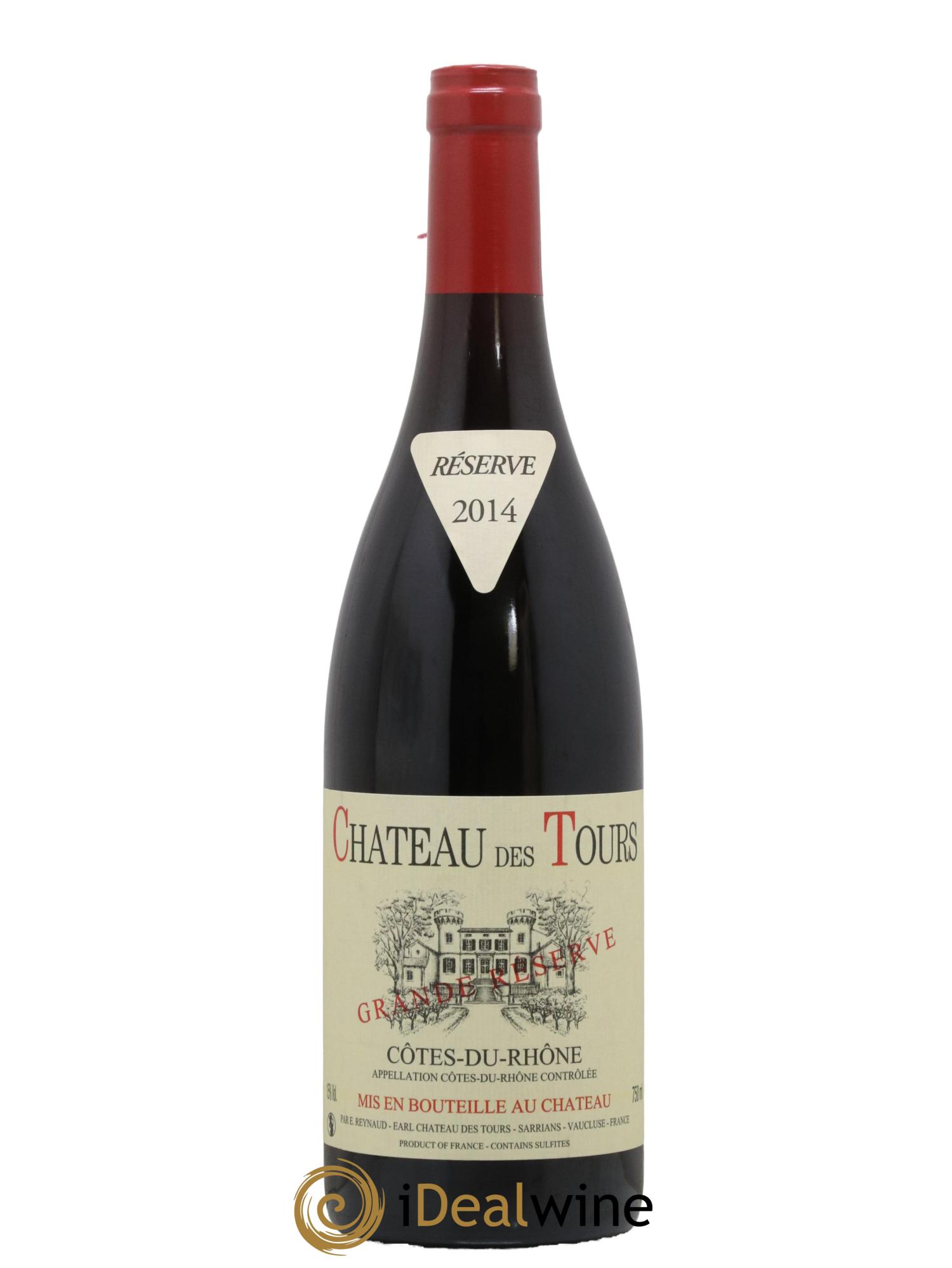 Côtes-du-Rhône Château des Tours Grande Réserve Emmanuel Reynaud 2014 - Lot de 1 bouteille - 0