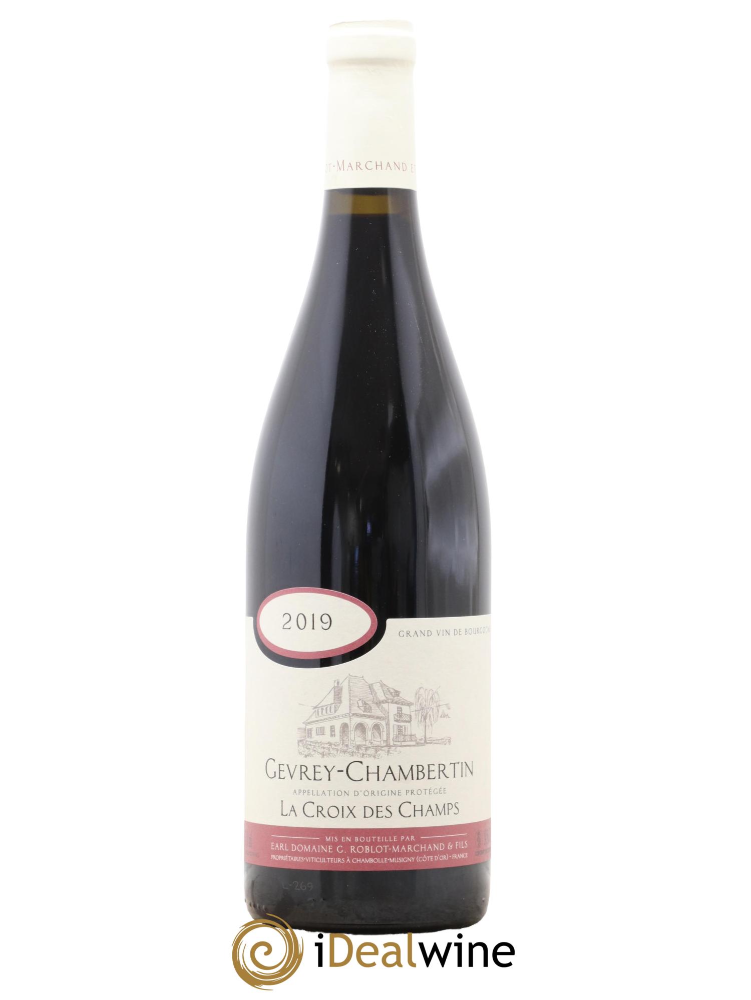 Gevrey-Chambertin Croix des Champs Domaine Roblot-Marchand 2019 - Lot de 1 bouteille - 0