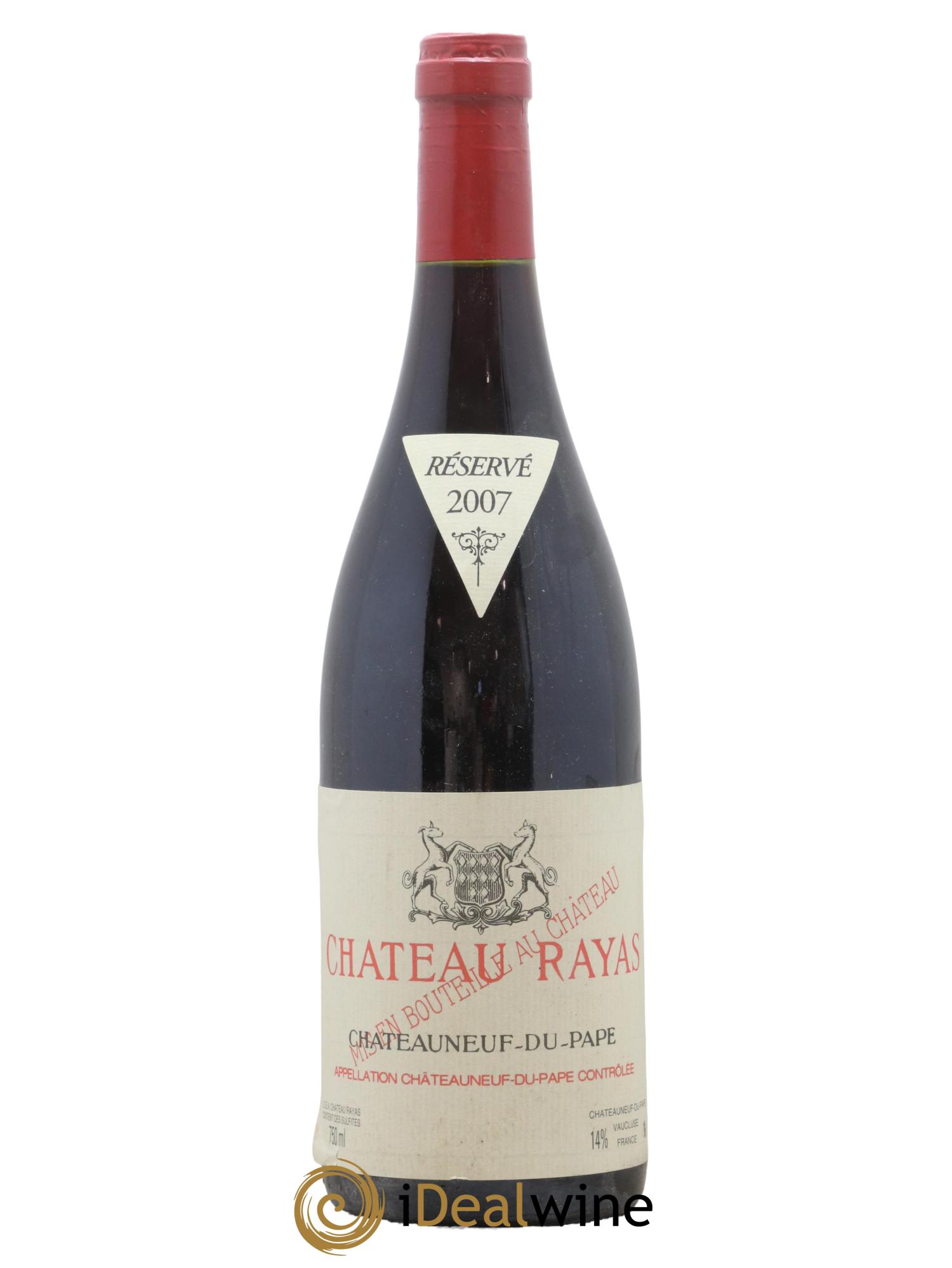 Châteauneuf-du-Pape Château Rayas Emmanuel Reynaud 2007 - Lot de 1 bouteille - 0