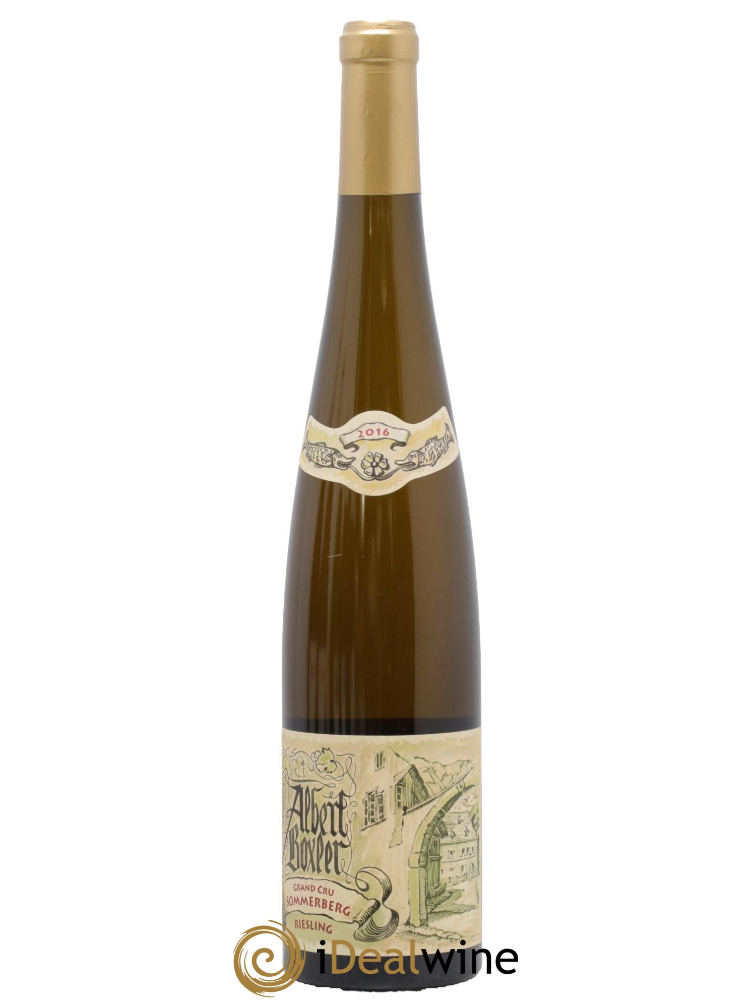Alsace Riesling Grand Cru Sommerberg E Albert Boxler 2016 - Lot de 1 bouteille - 0