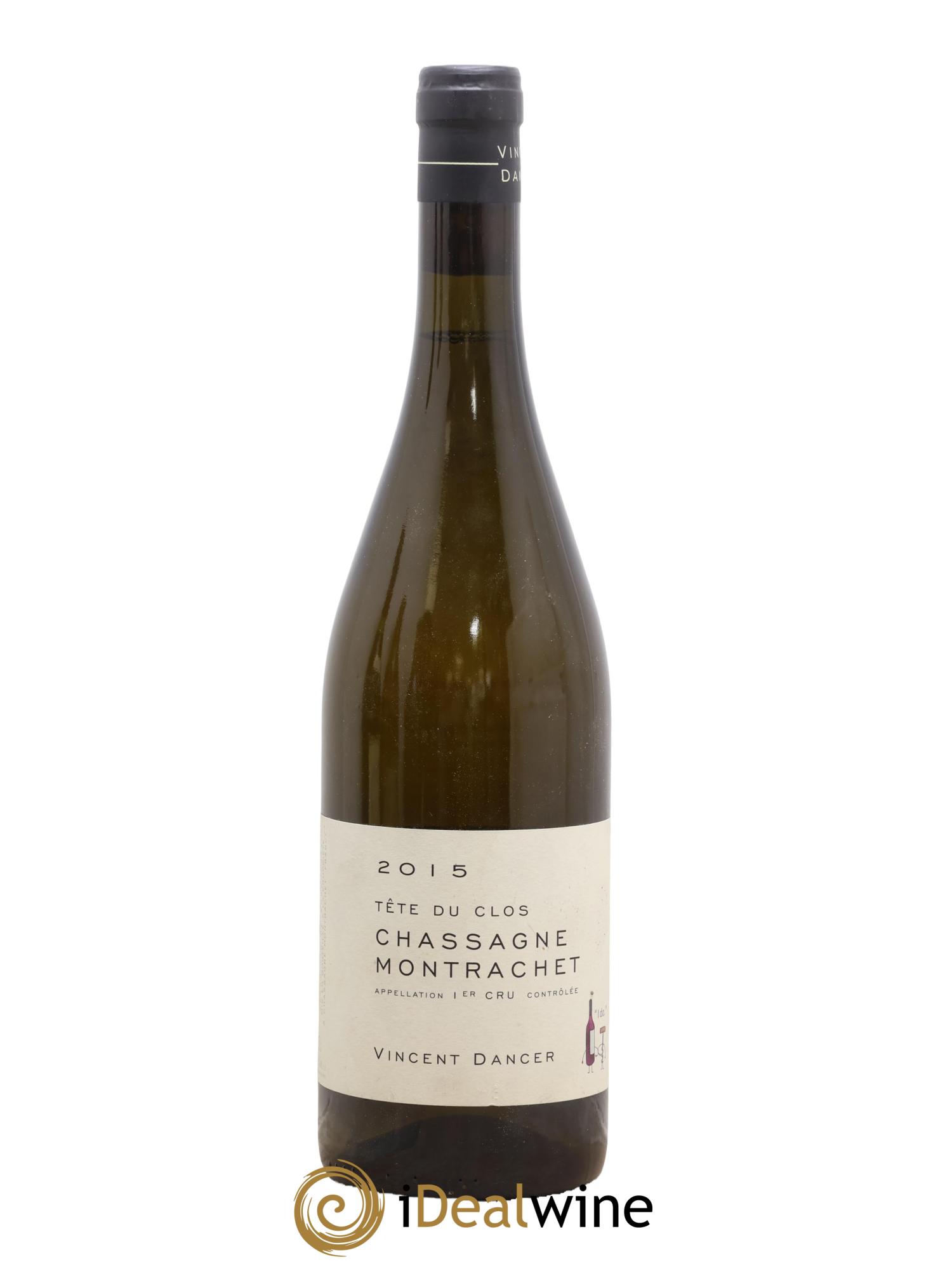 Chassagne-Montrachet 1er Cru (Morgeot) Tête du Clos Vincent Dancer 2015 - Lotto di 1 bottiglia - 0